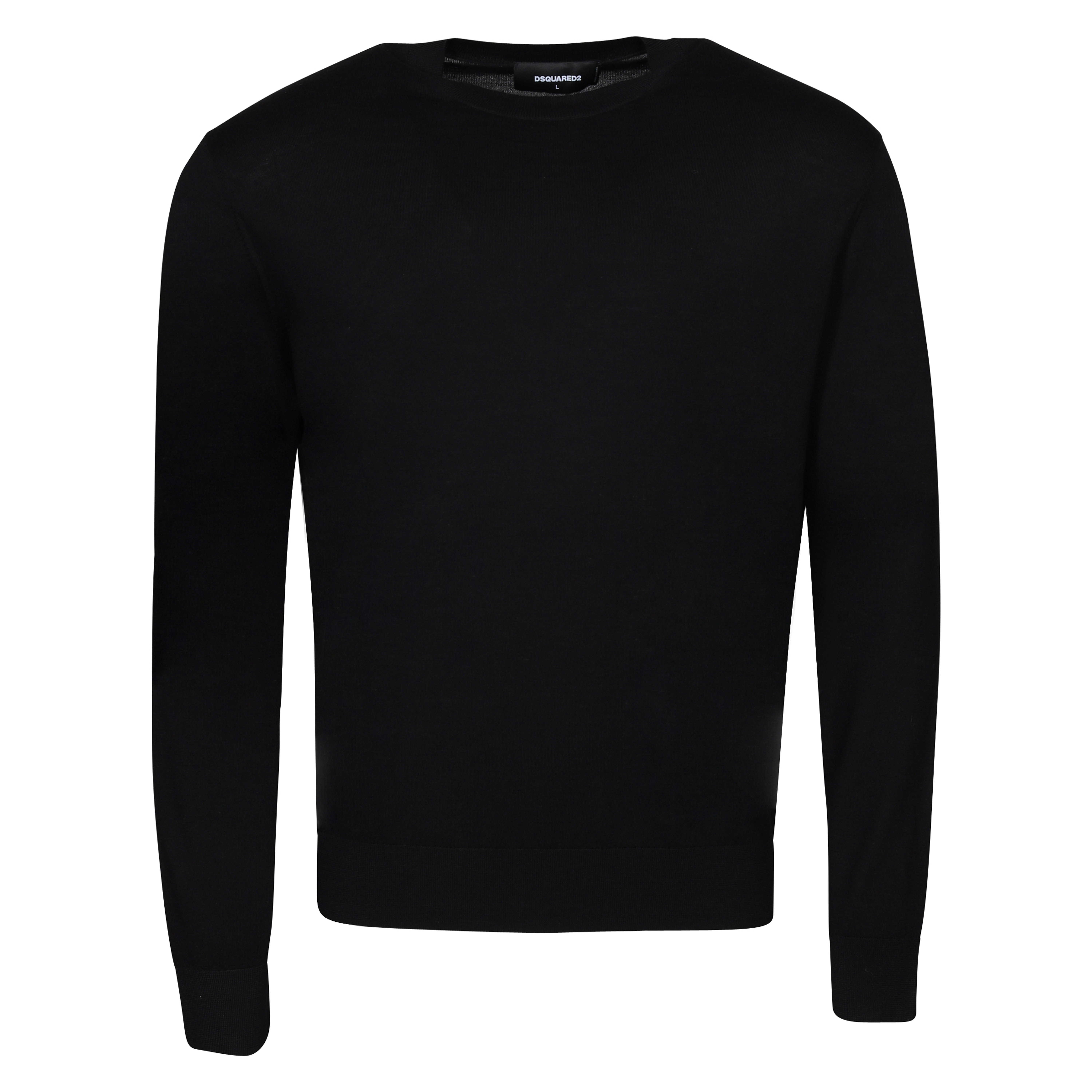 Dsquared Ibra Black Knit Sweater in Black