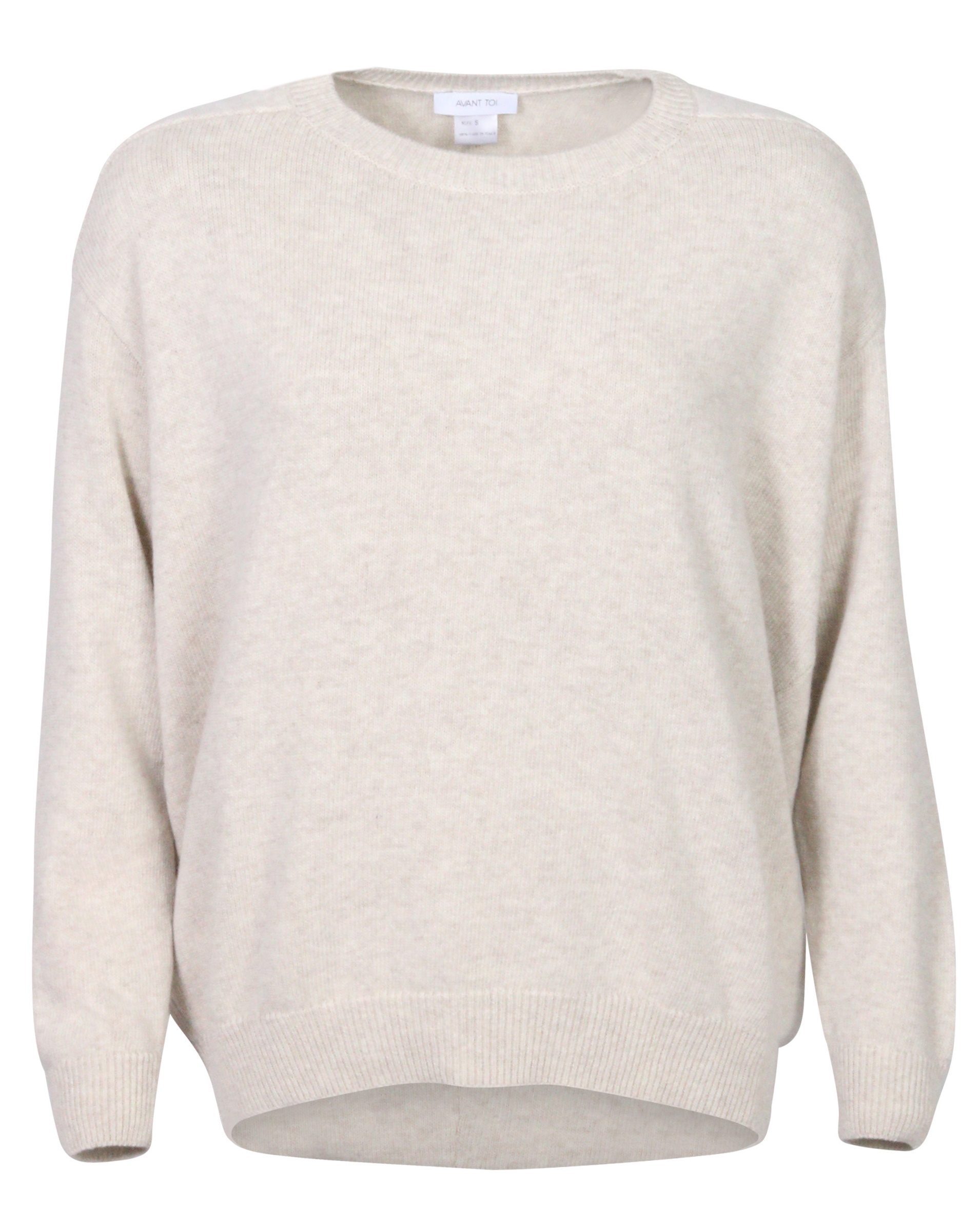Avant Toi Knit Sweater Beige Melange