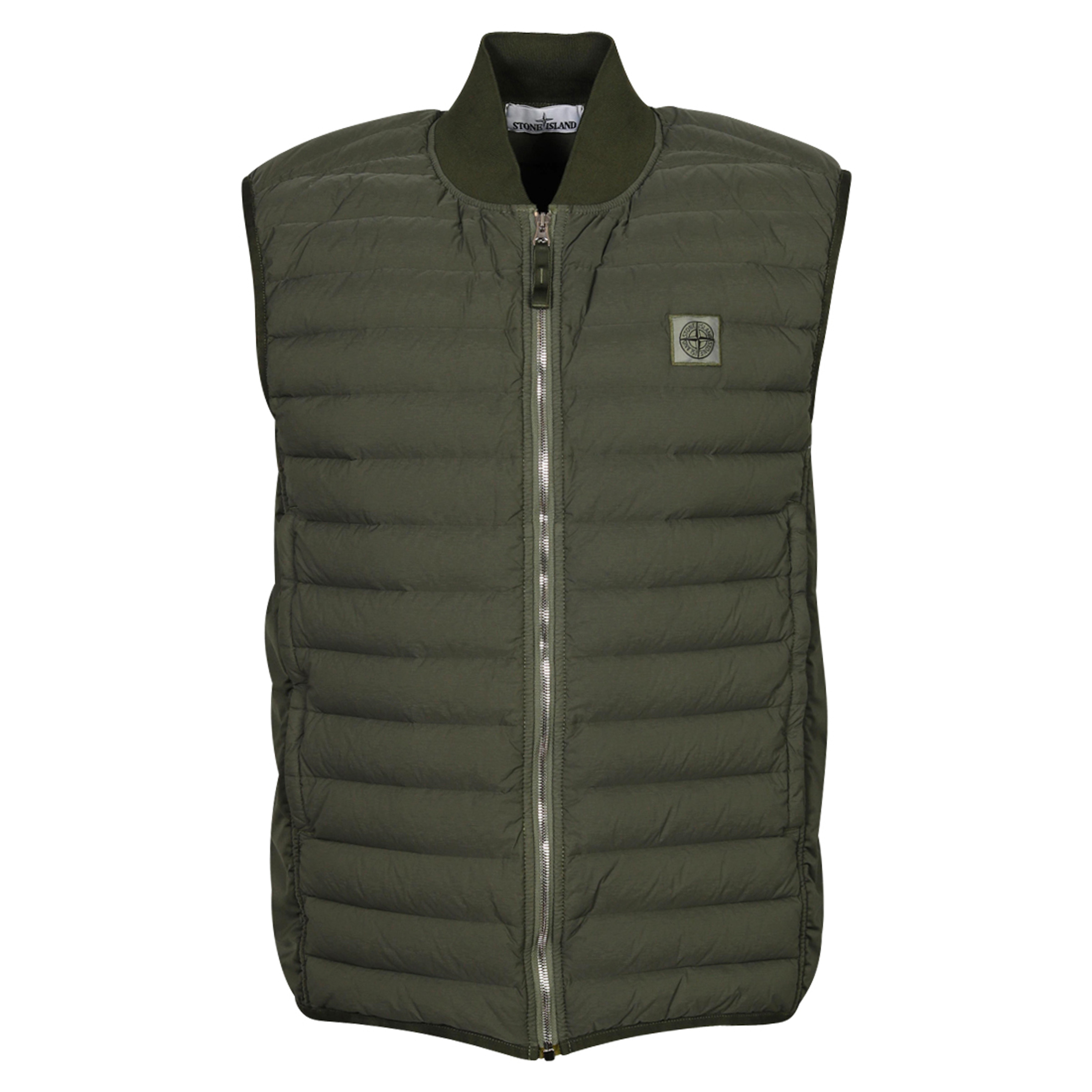 Stone Island Real Down Vest Olive