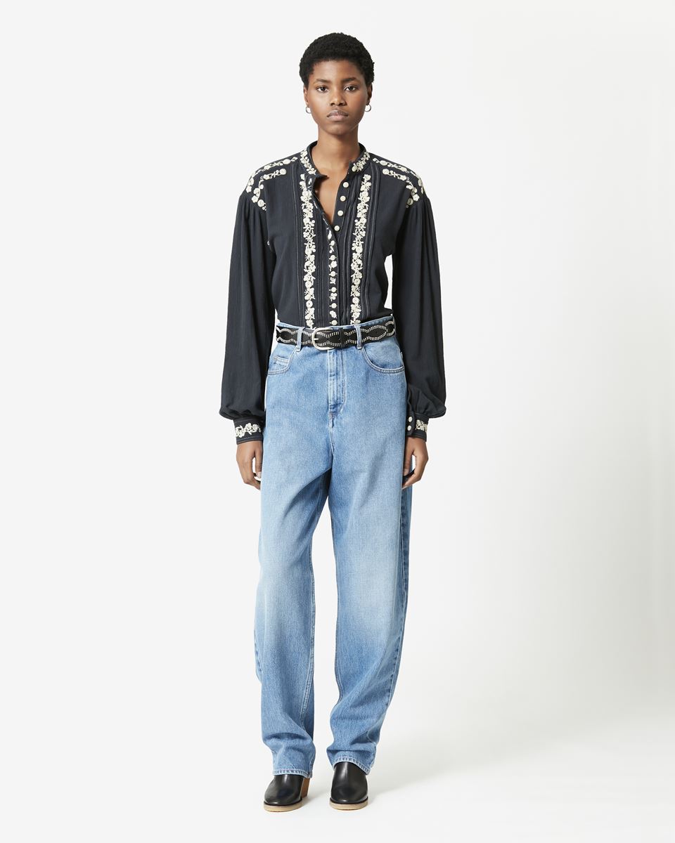 Isabel Marant Étoile Corsy Jeans in Light Blue