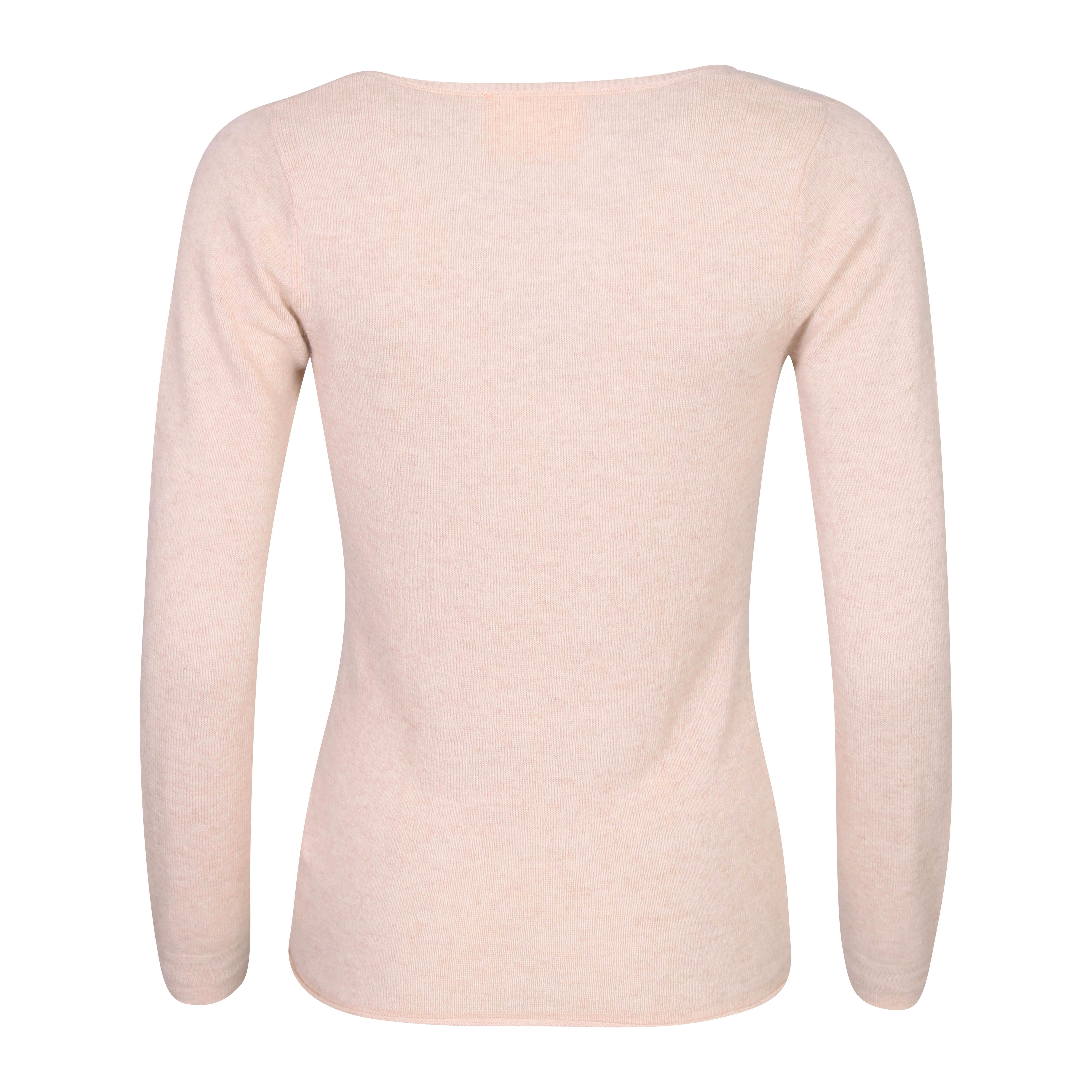 Absolut Cashmere Fitted V-Neck Sweater Arielle in Beige L