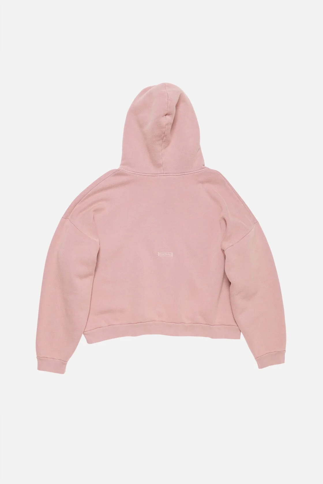 ACNE STUDIOS Oversize Cropped Sweathoodie in Lavender Purple
