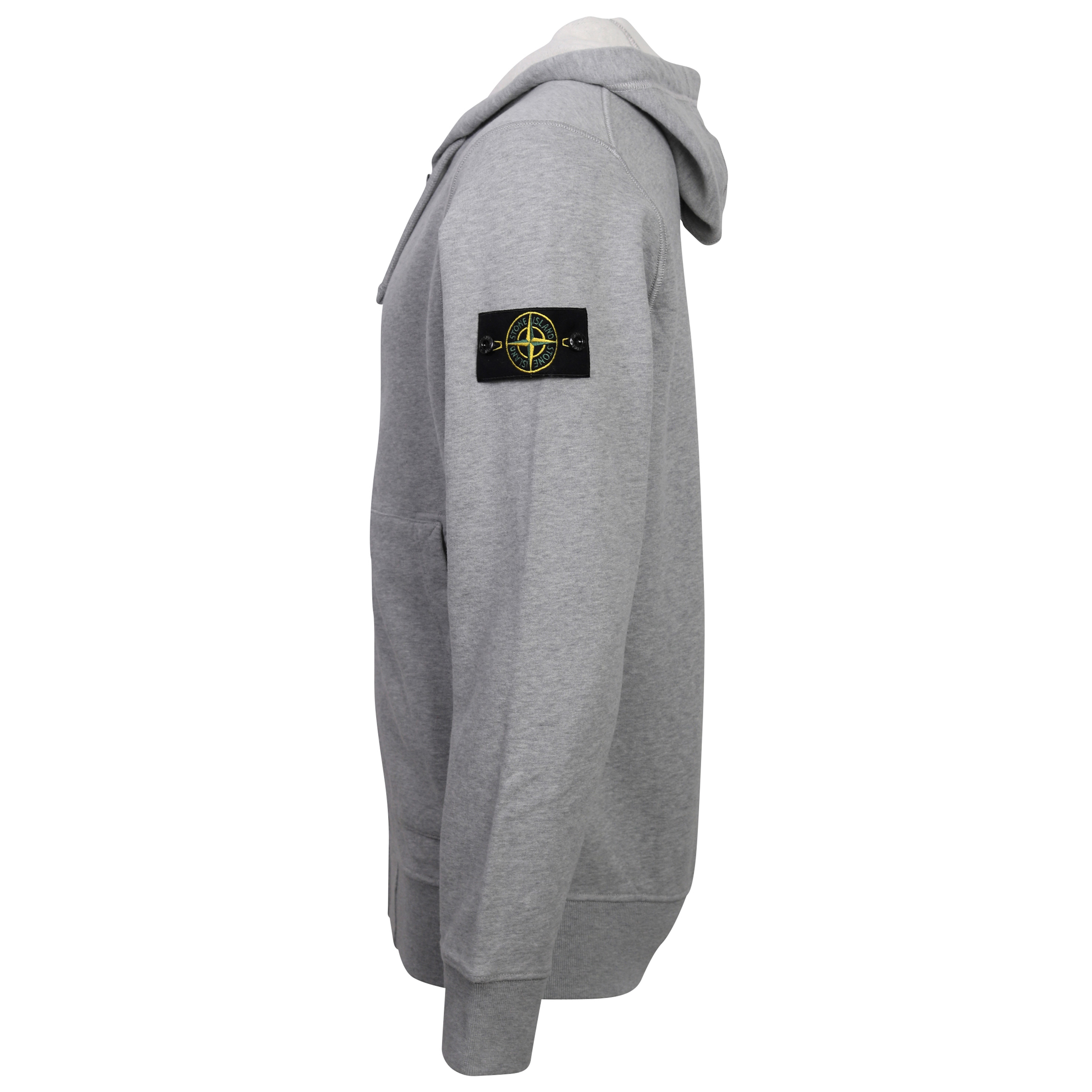 Stone Island Hooded Zip Sweatjacket in Heathergrey S