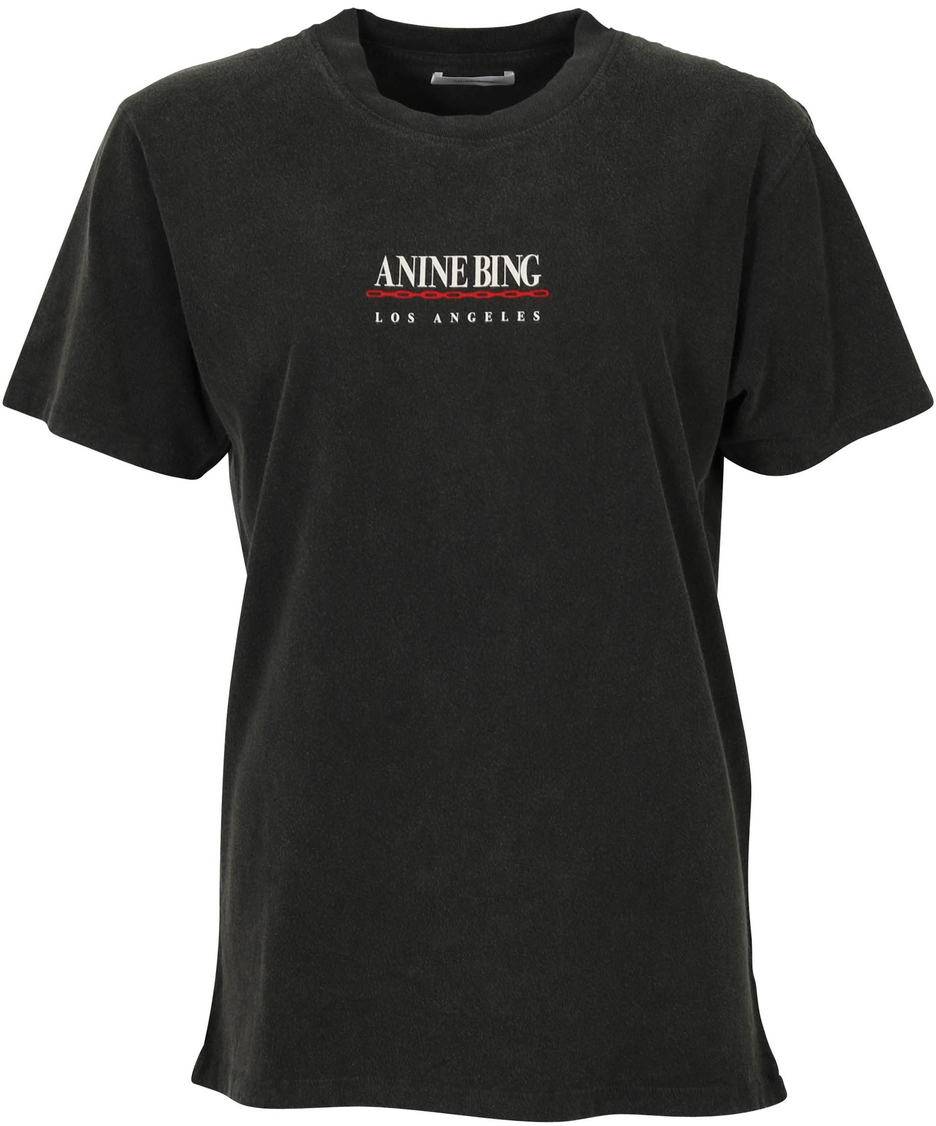 Anine Bing Lili Tee Link Washed Black
