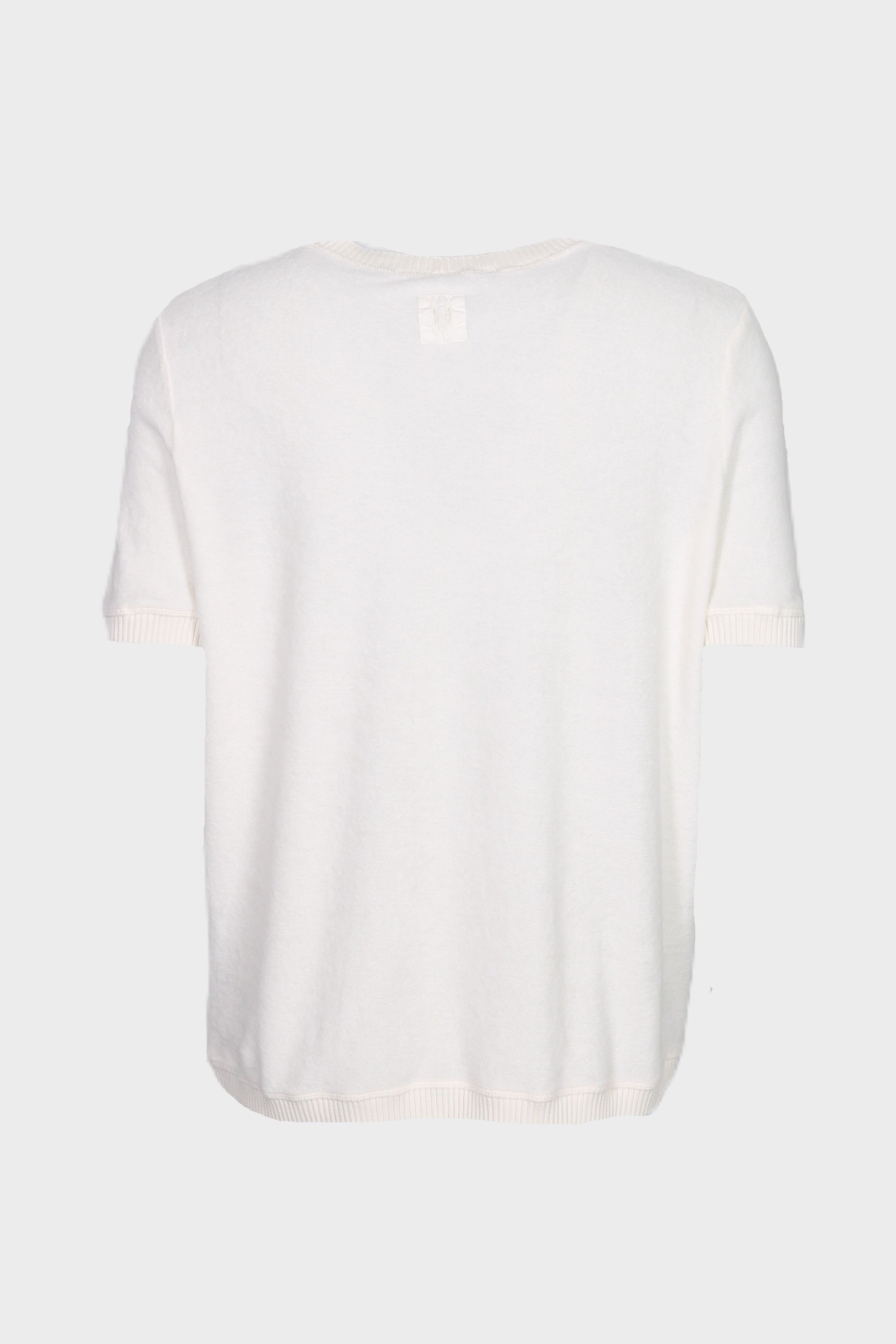 HANNES ROETHER Terry T-Shirt in Cream