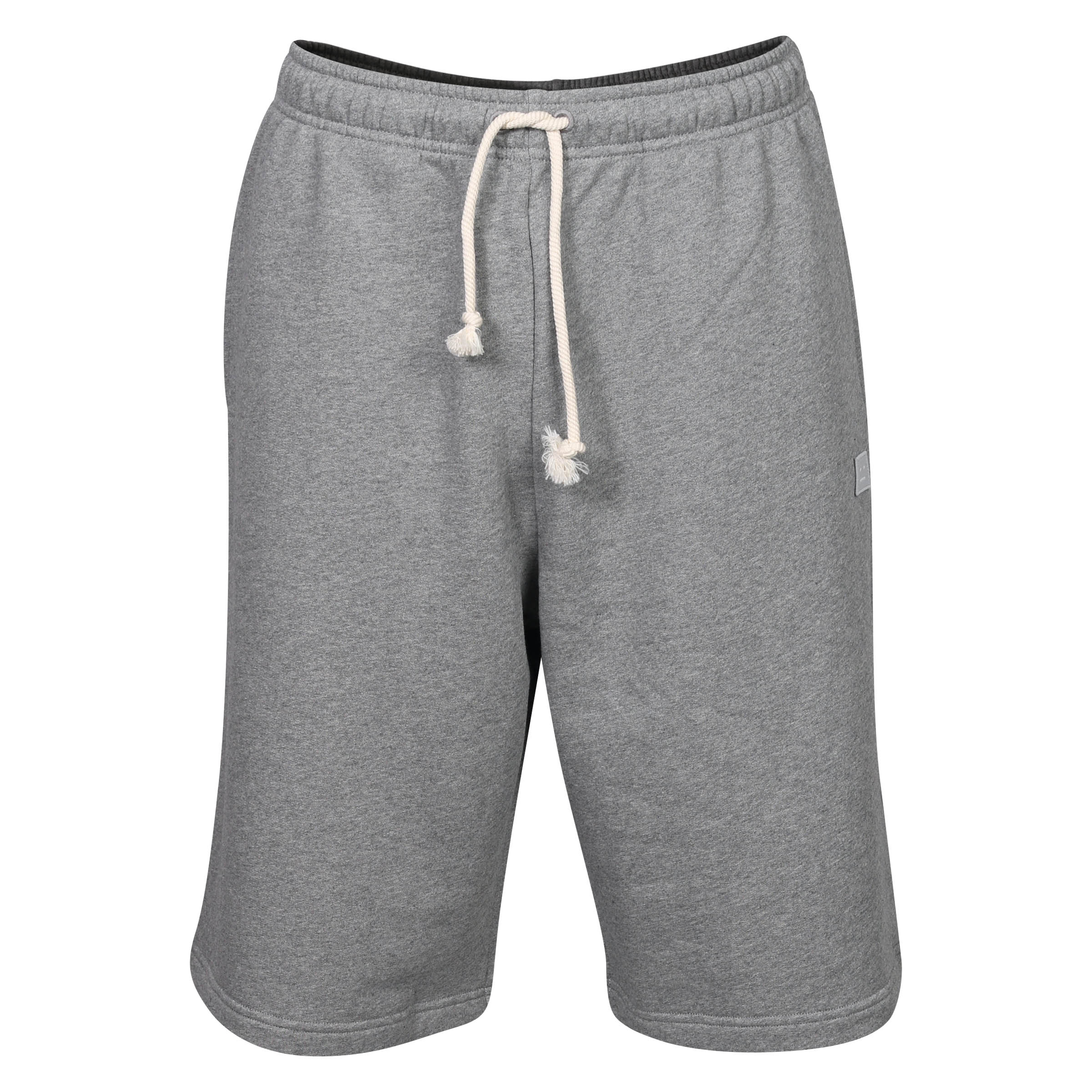 Unisex Acne Studios Face Shorts Light Grey Melange