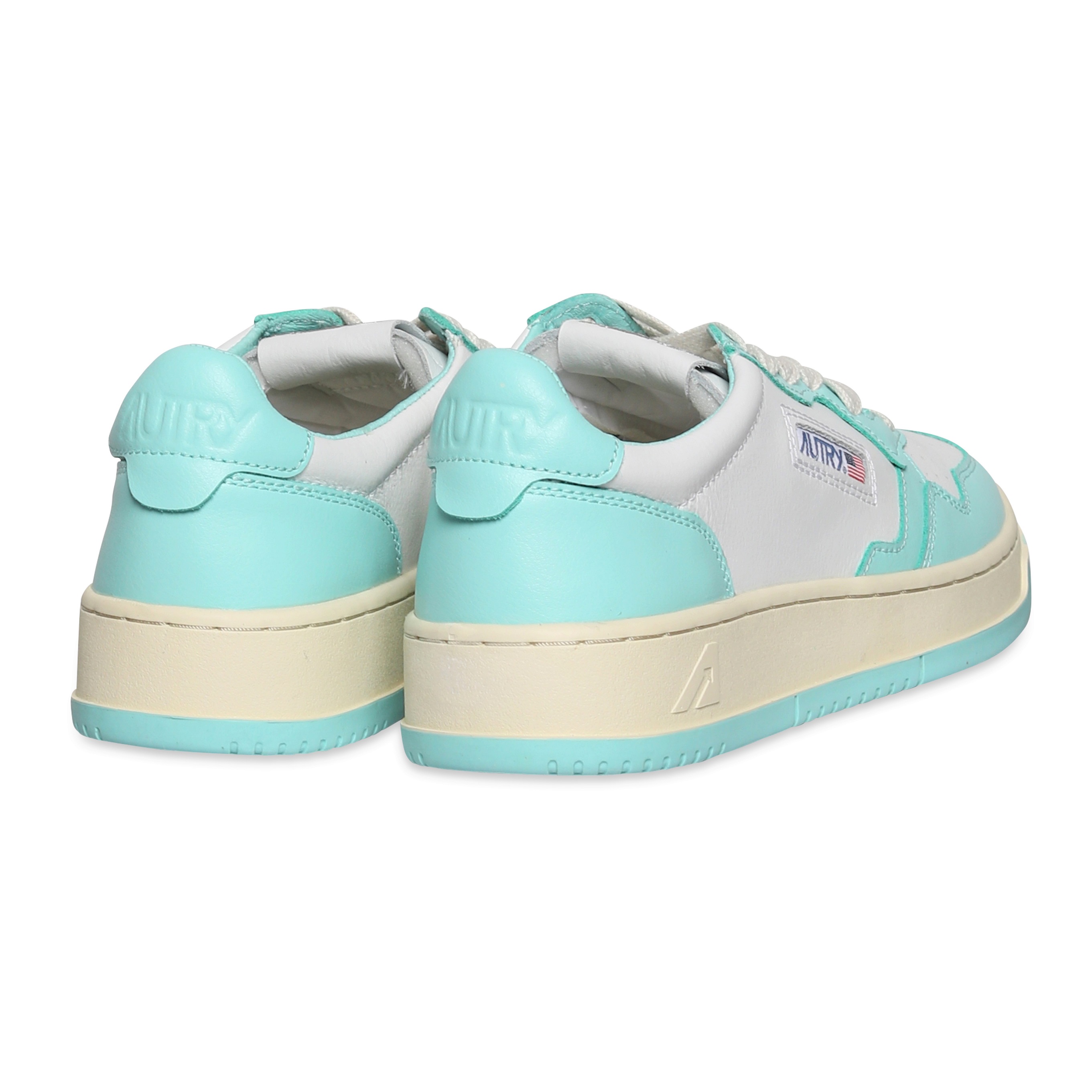 Autry Action Shoes Low Sneaker White/Turquoise 45