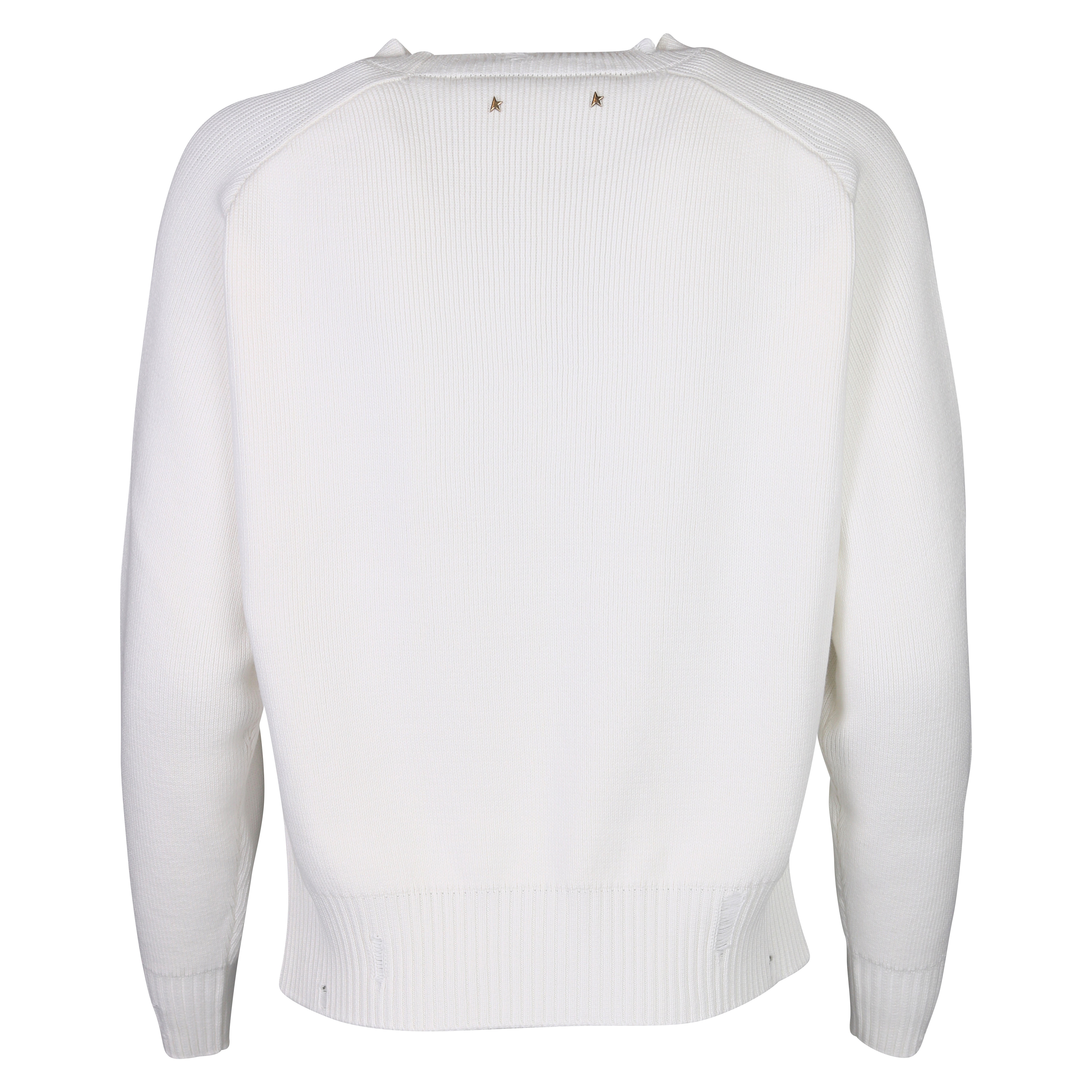 Golden Goose Journey Knit Sweater Off White XS