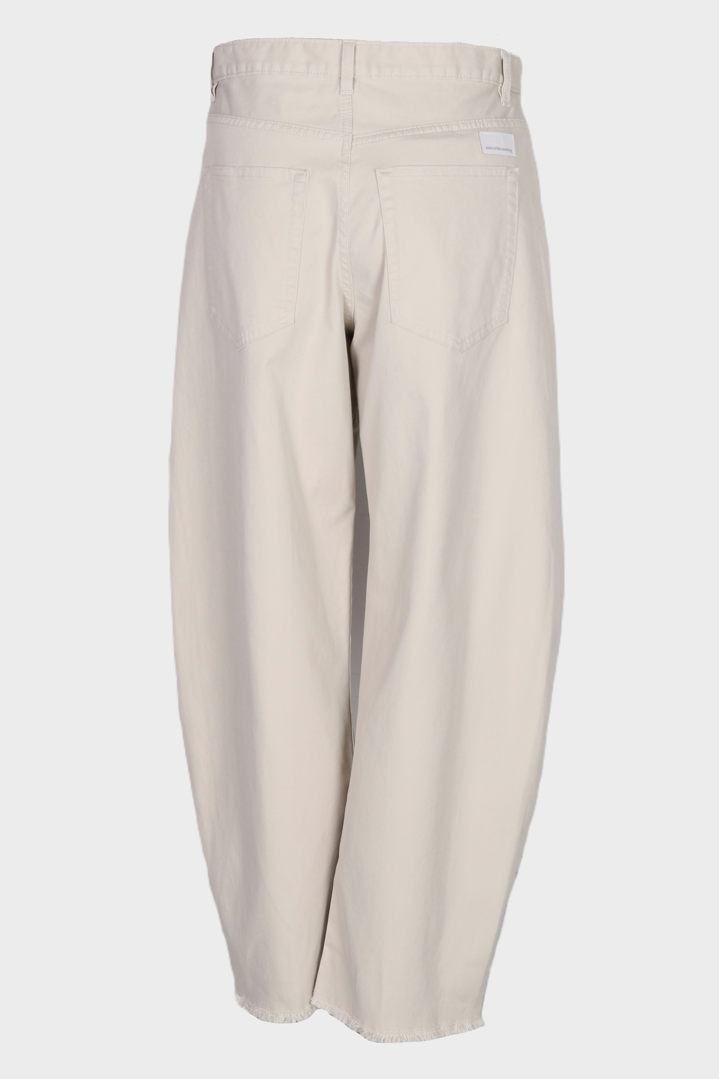 NINE:INTHE:MORNING Karter Barrel Pant in Beige