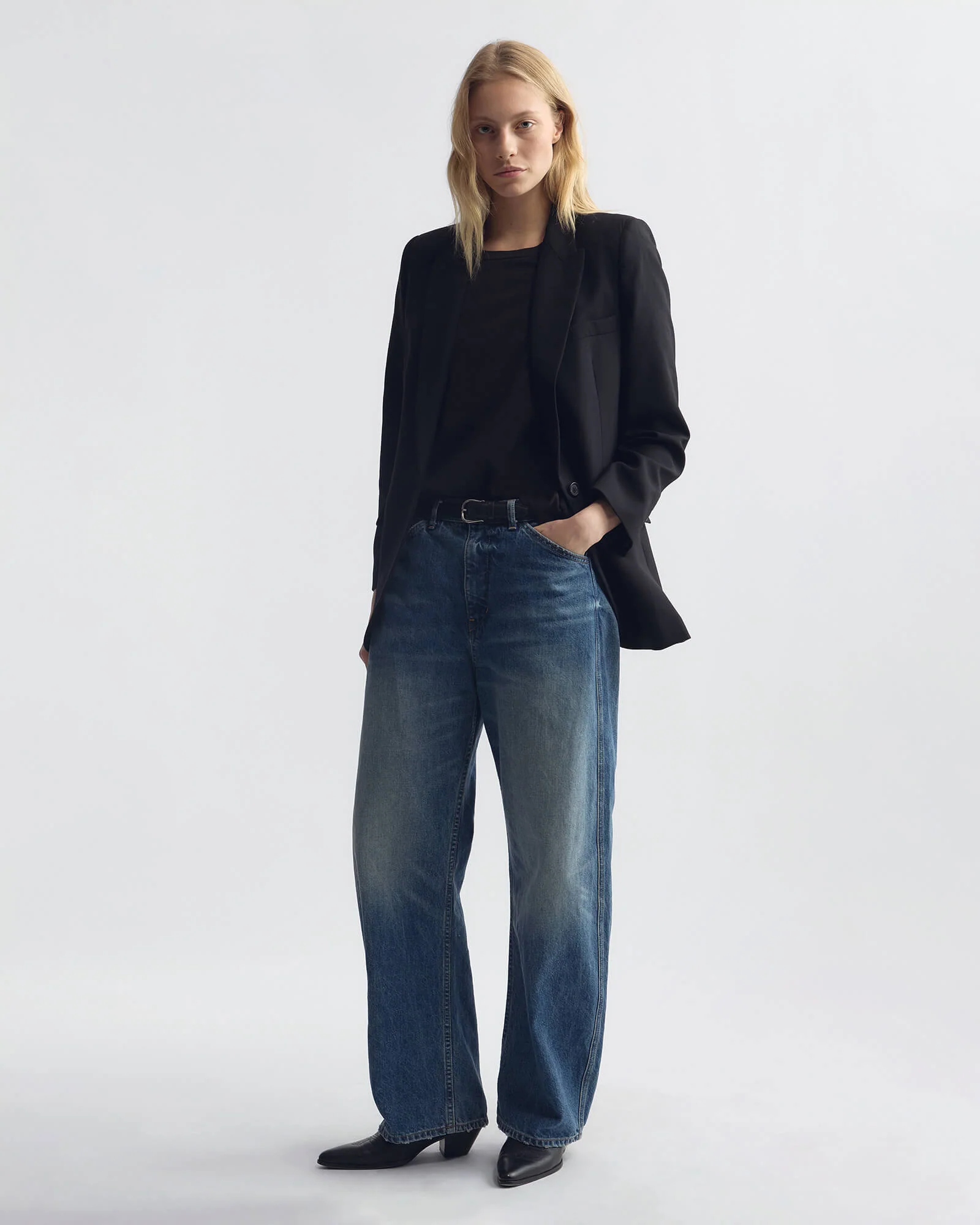 NILI LOTAN Tribeca Jeans in Rosebowl Wash