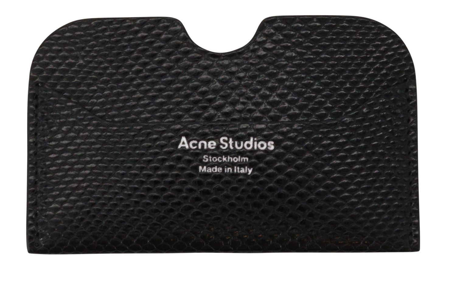 Acne Studios Cardholder Elmas Black Embossed Leather