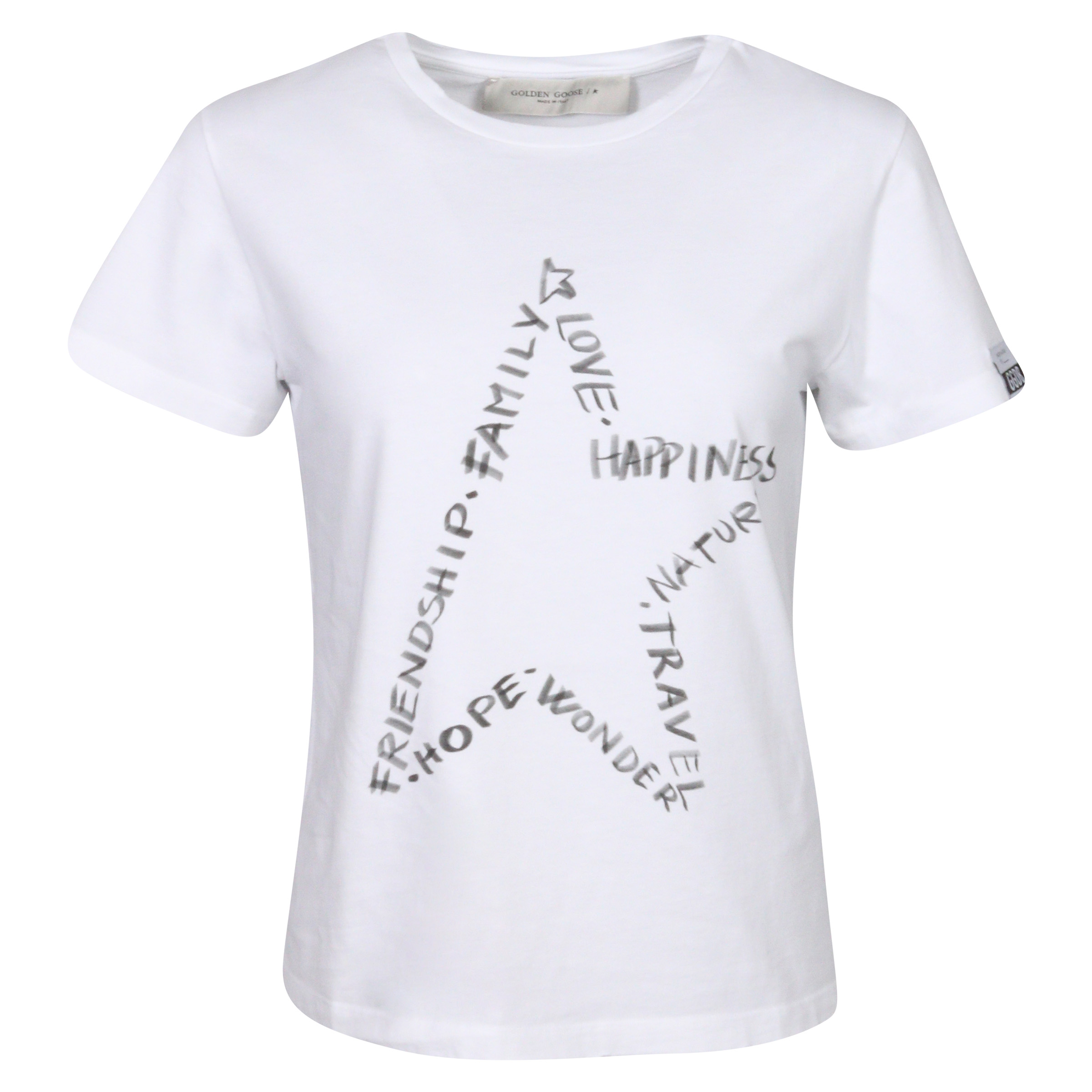 Golden Goose T-Shirt Ania White Printed
