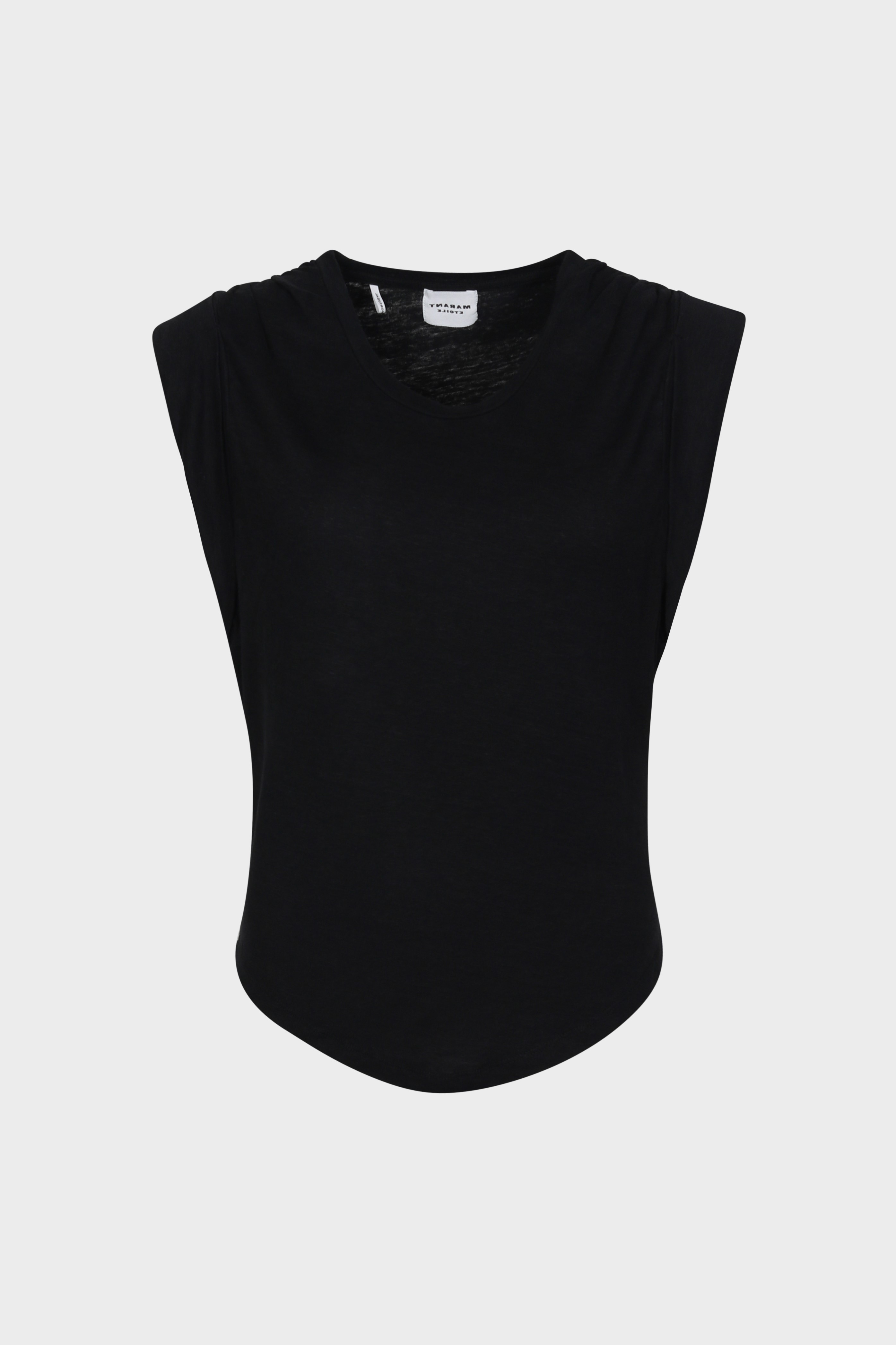 ISABEL MARANT ÉTOILE Linen T-Shirt in Black