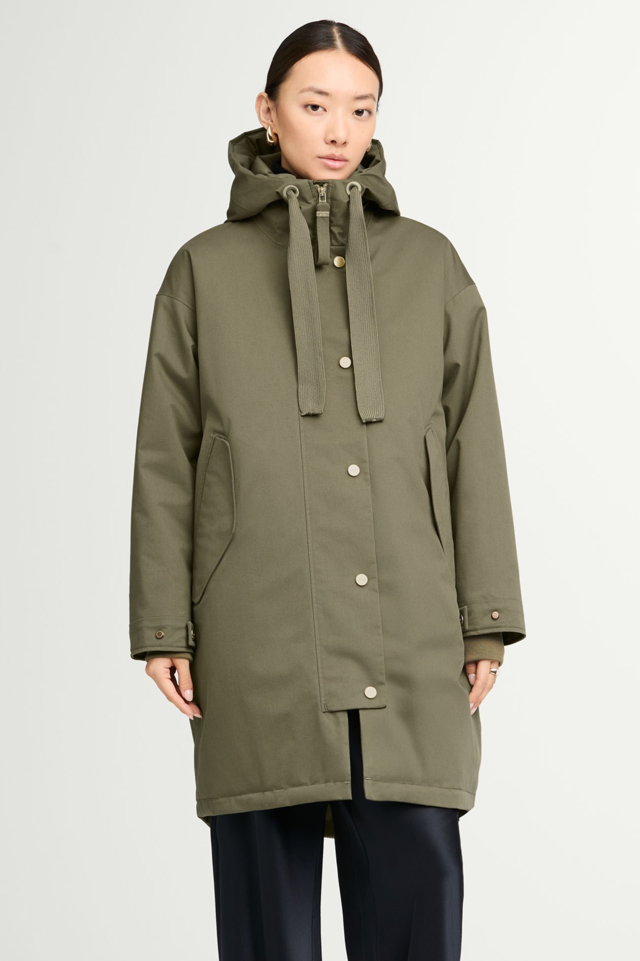 G-LAB Meta Parka in Olive Grey