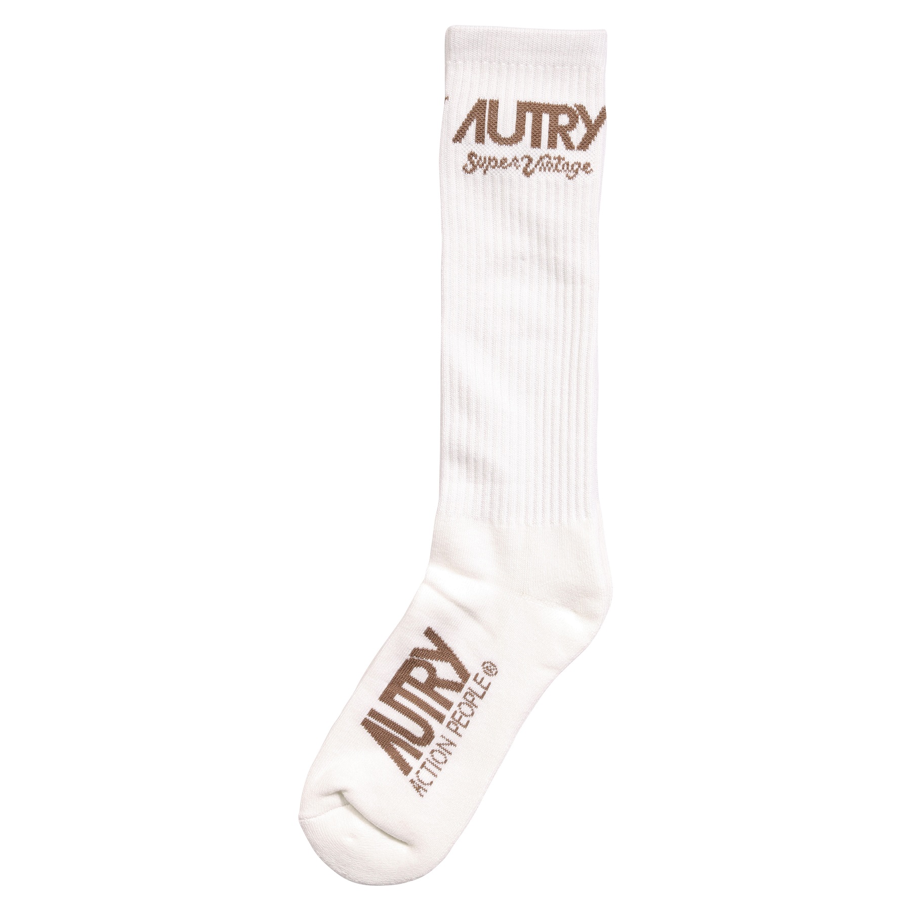 Autry Action Shoes Socks Supervintage Tinto White