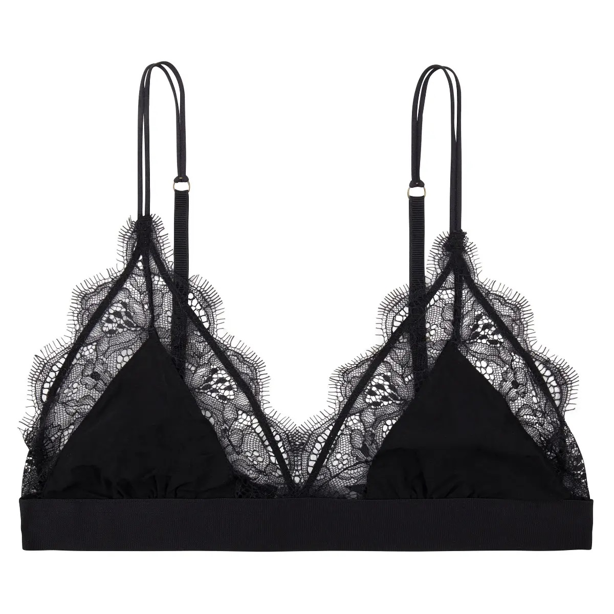 Love Stories Bra Bralette Love Lace Black 75C/D