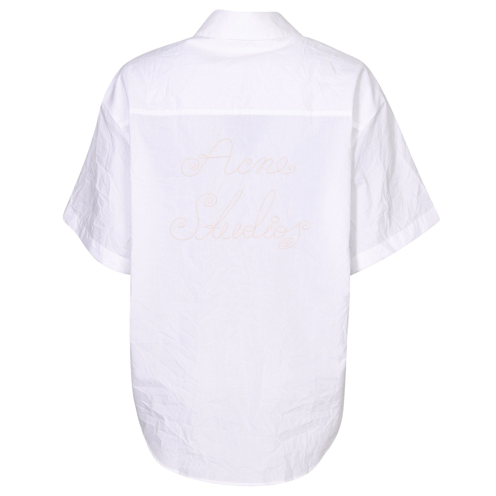 ACNE STUDIOS White Shirt Back Stitched 38