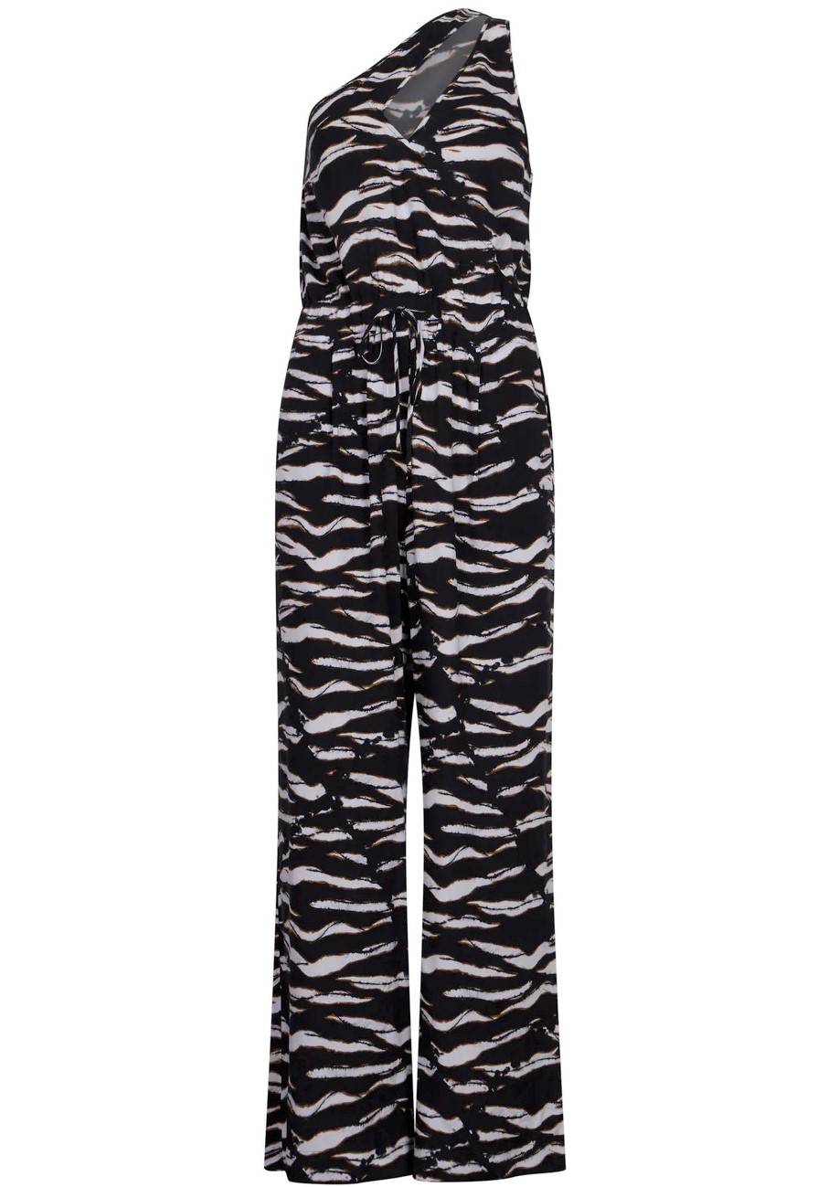 LALA BERLIN Jumpsuit Daliya in Dark Zebra Wave XS