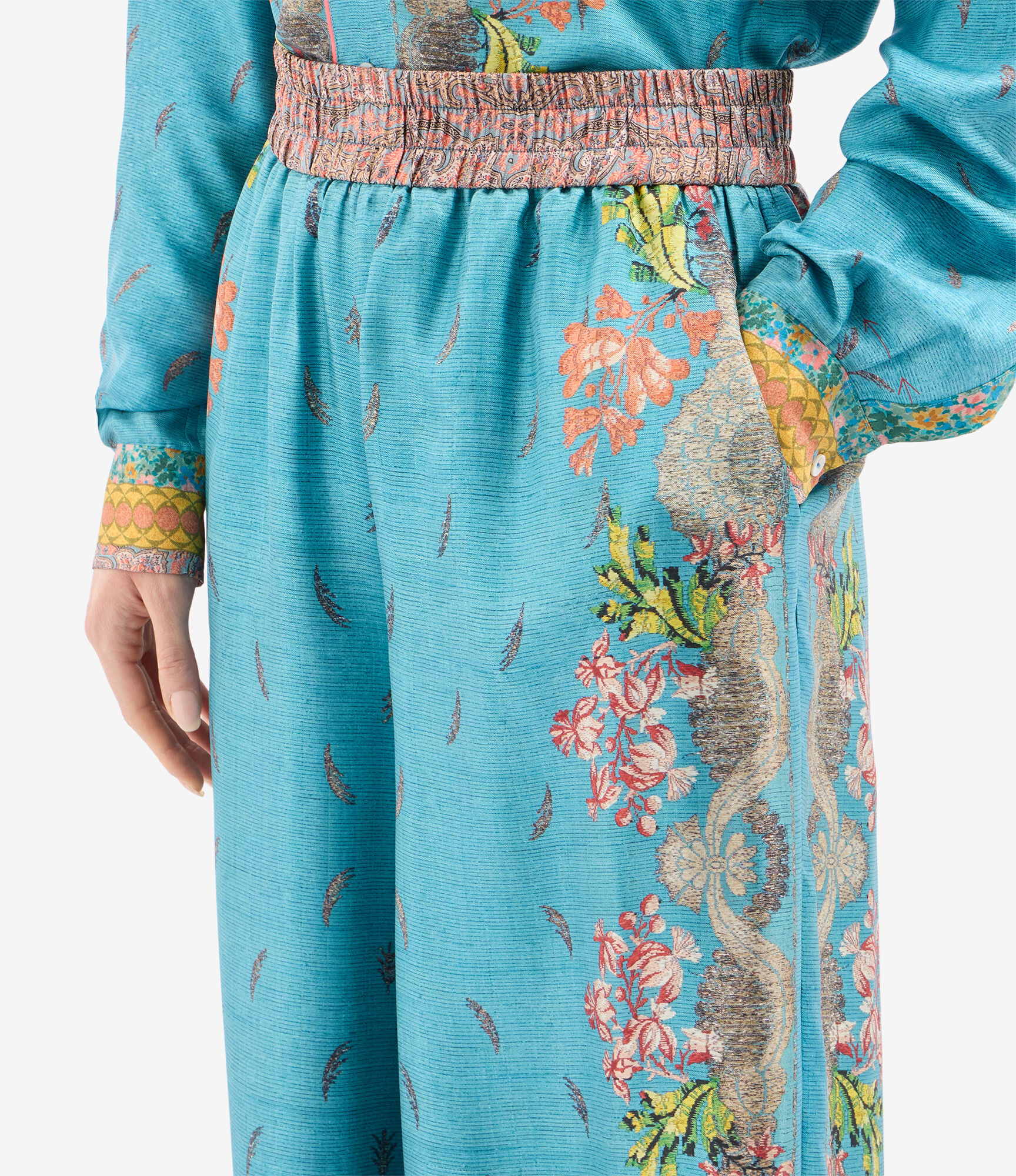 PIERRE-LOUIS MASCIA Long Silk Pant