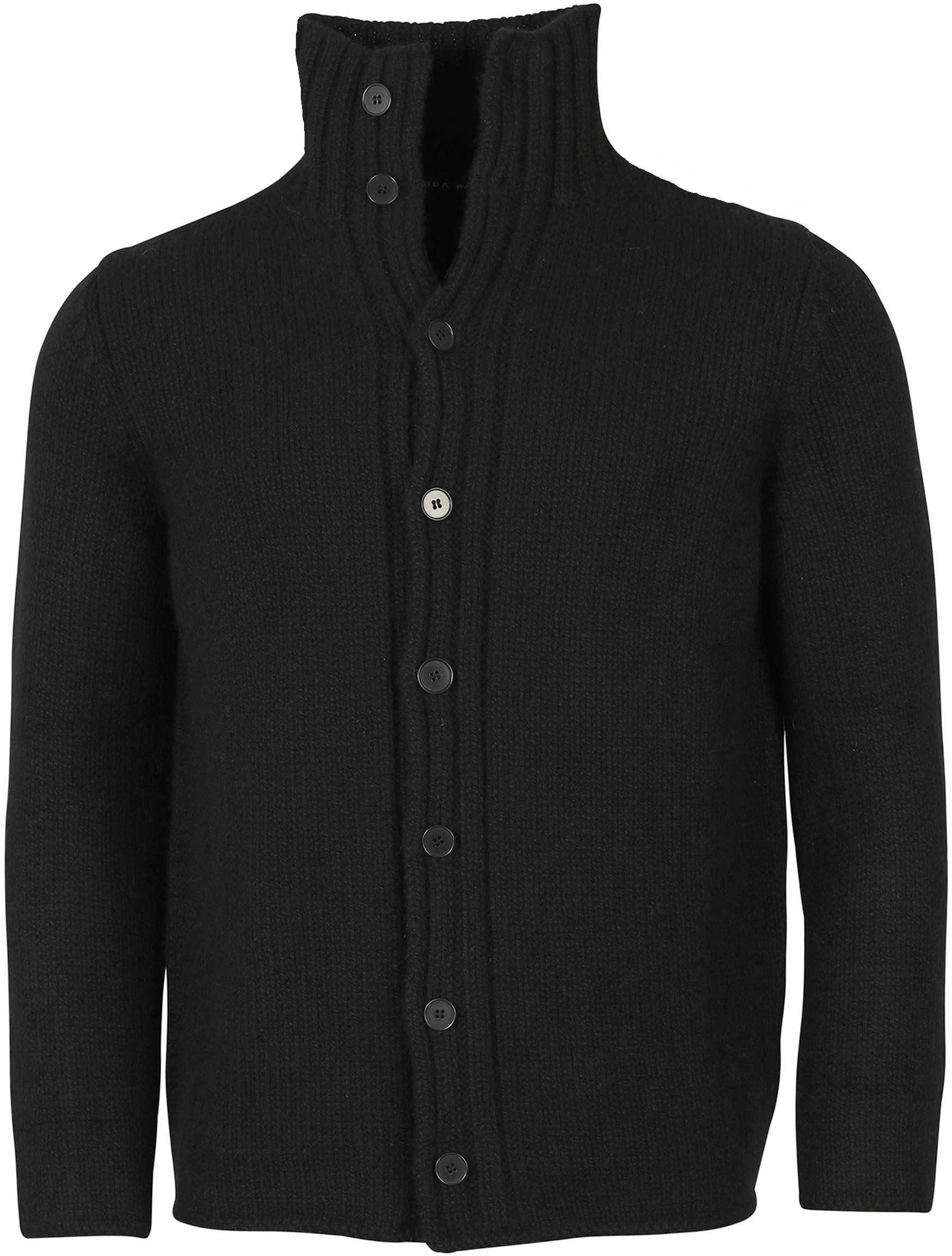 AIDA BARNI Cashmere Knit Cardigan Black