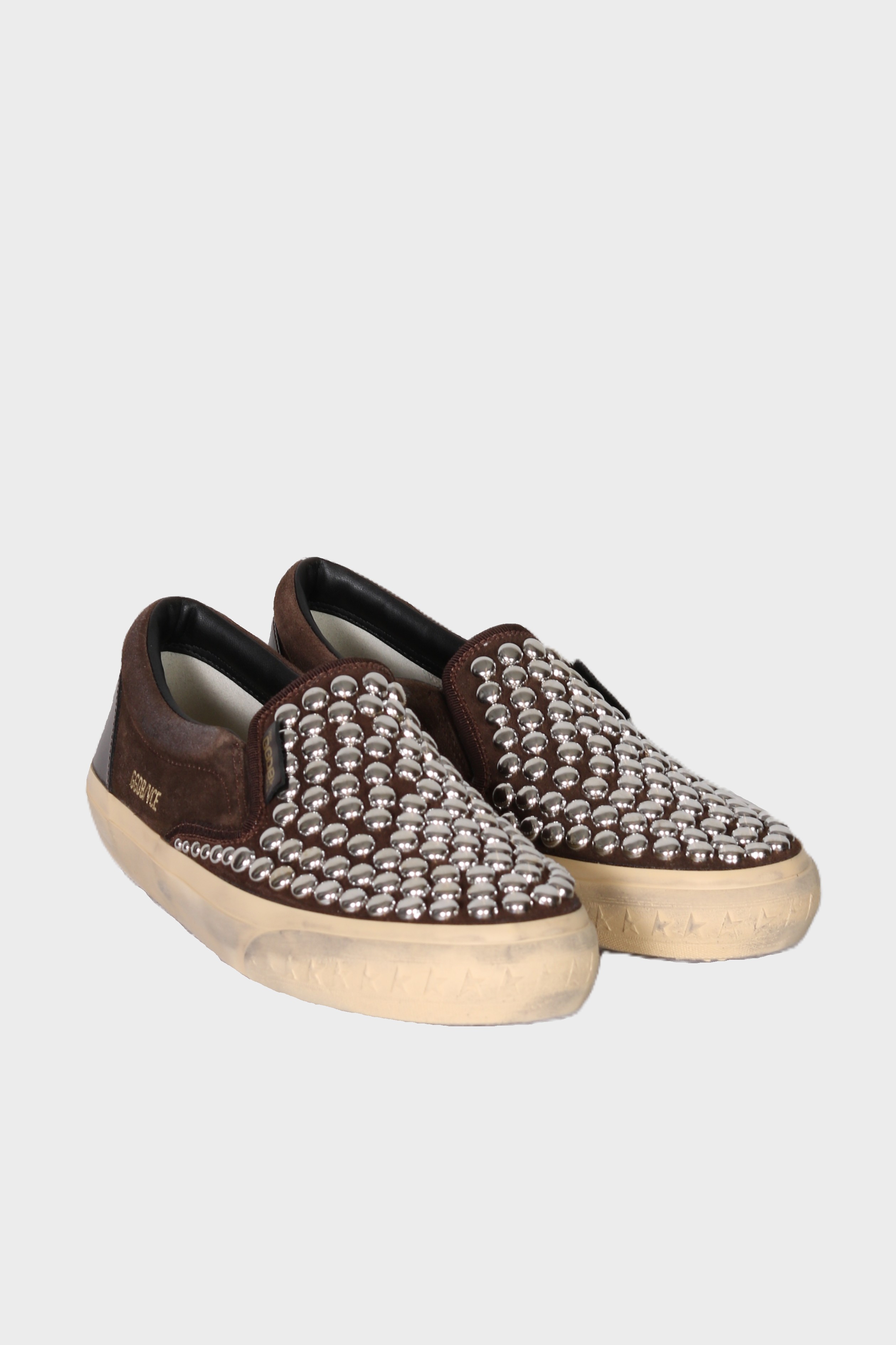 GOLDEN GOOSE VCE Suede with Studs in Brown