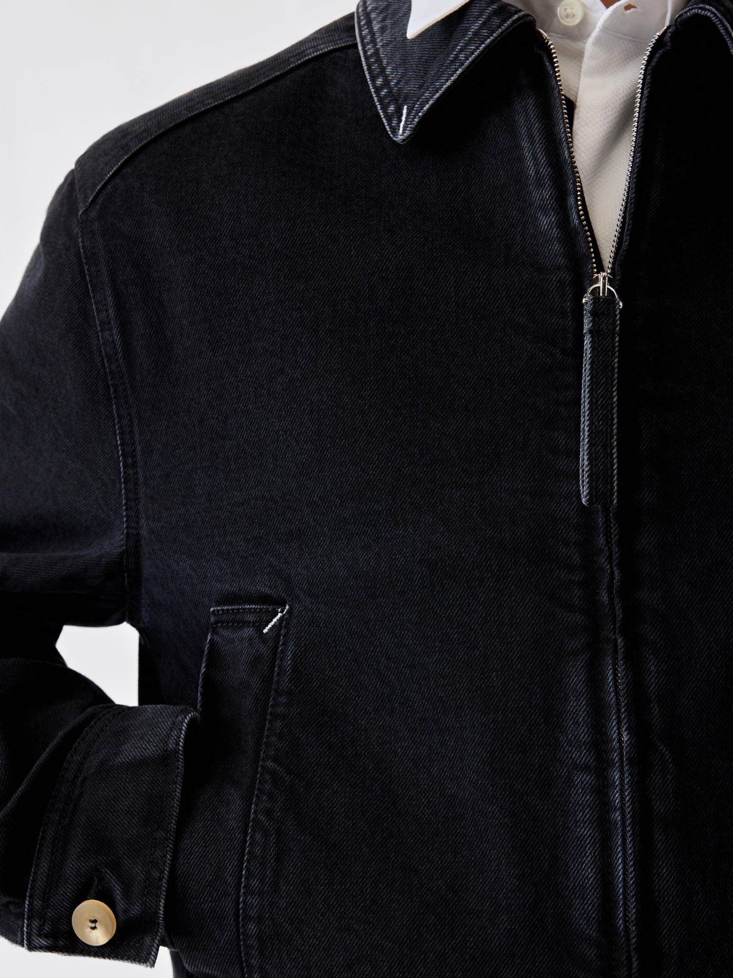 JACQUEMUS de-Nîmes Denim Jacket in Black