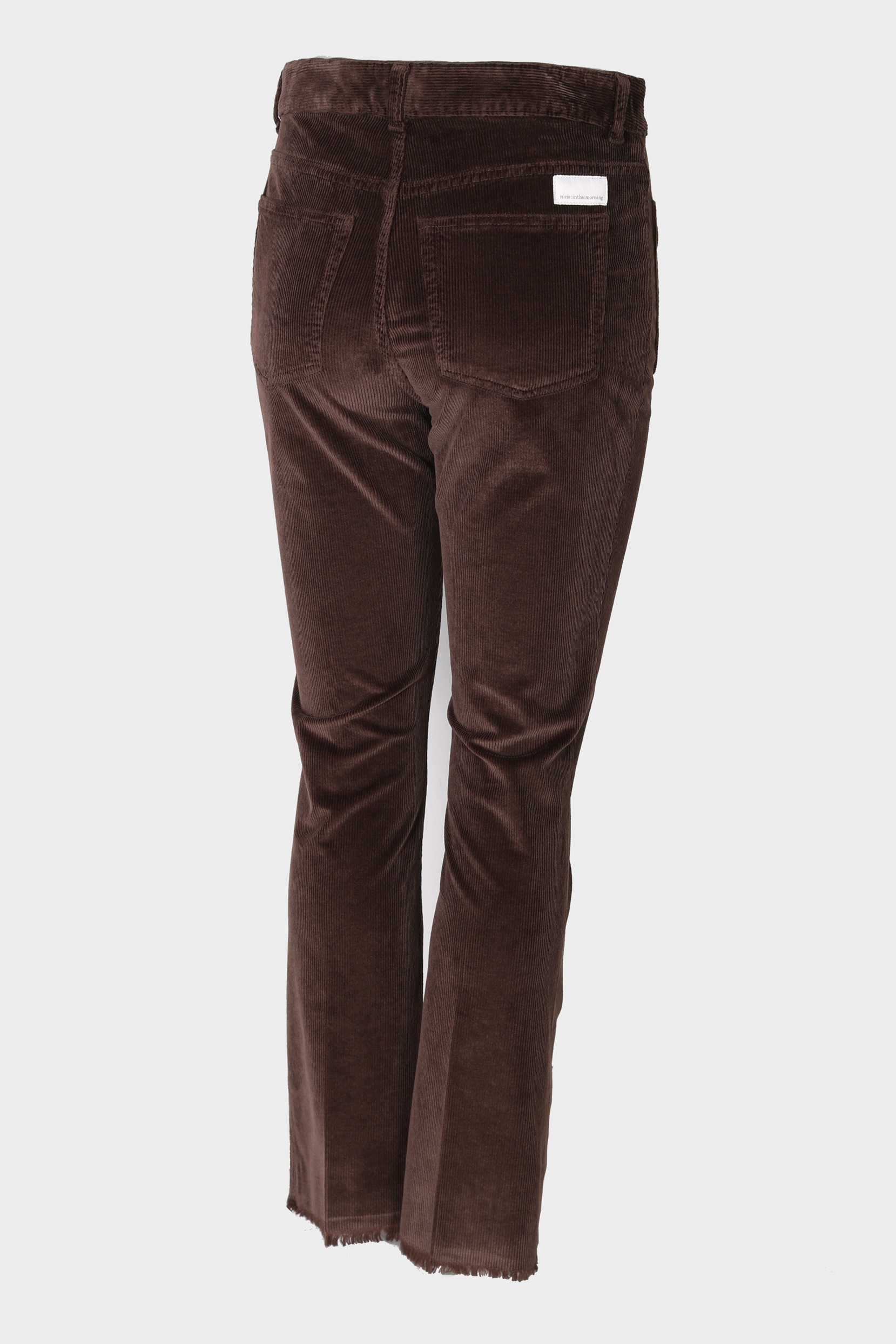NINE:INTHE:MORNING Hannah Corduroy Pant in Brown