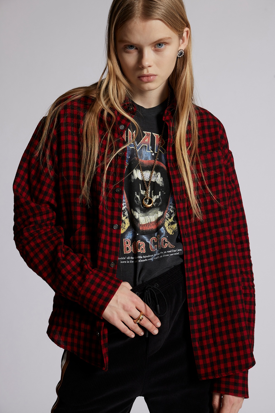 Dsquared Check Shirt Red/Black