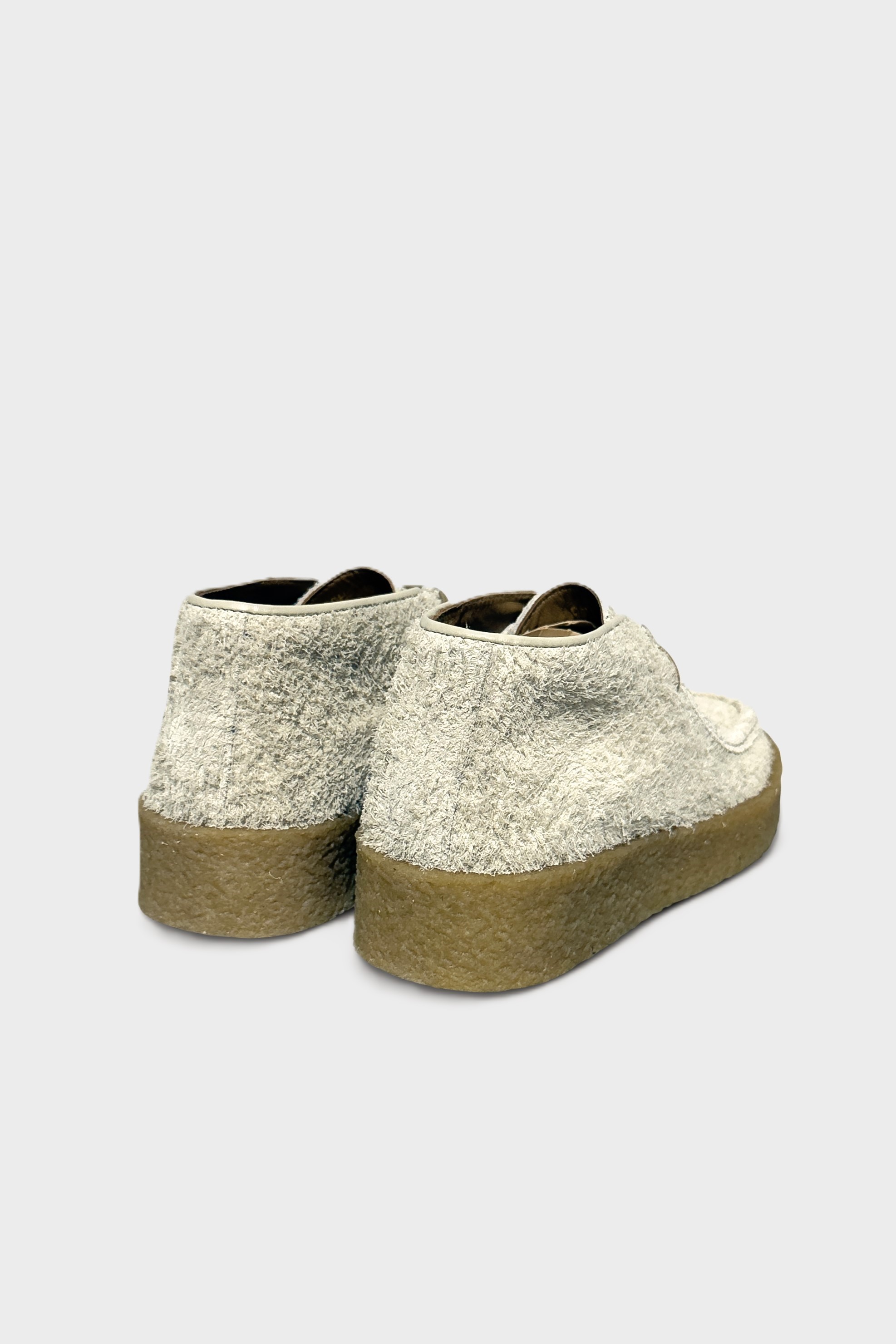 THE ORIGINAL PLAYBOY Low Moc Boots in Distressed Sand Suede