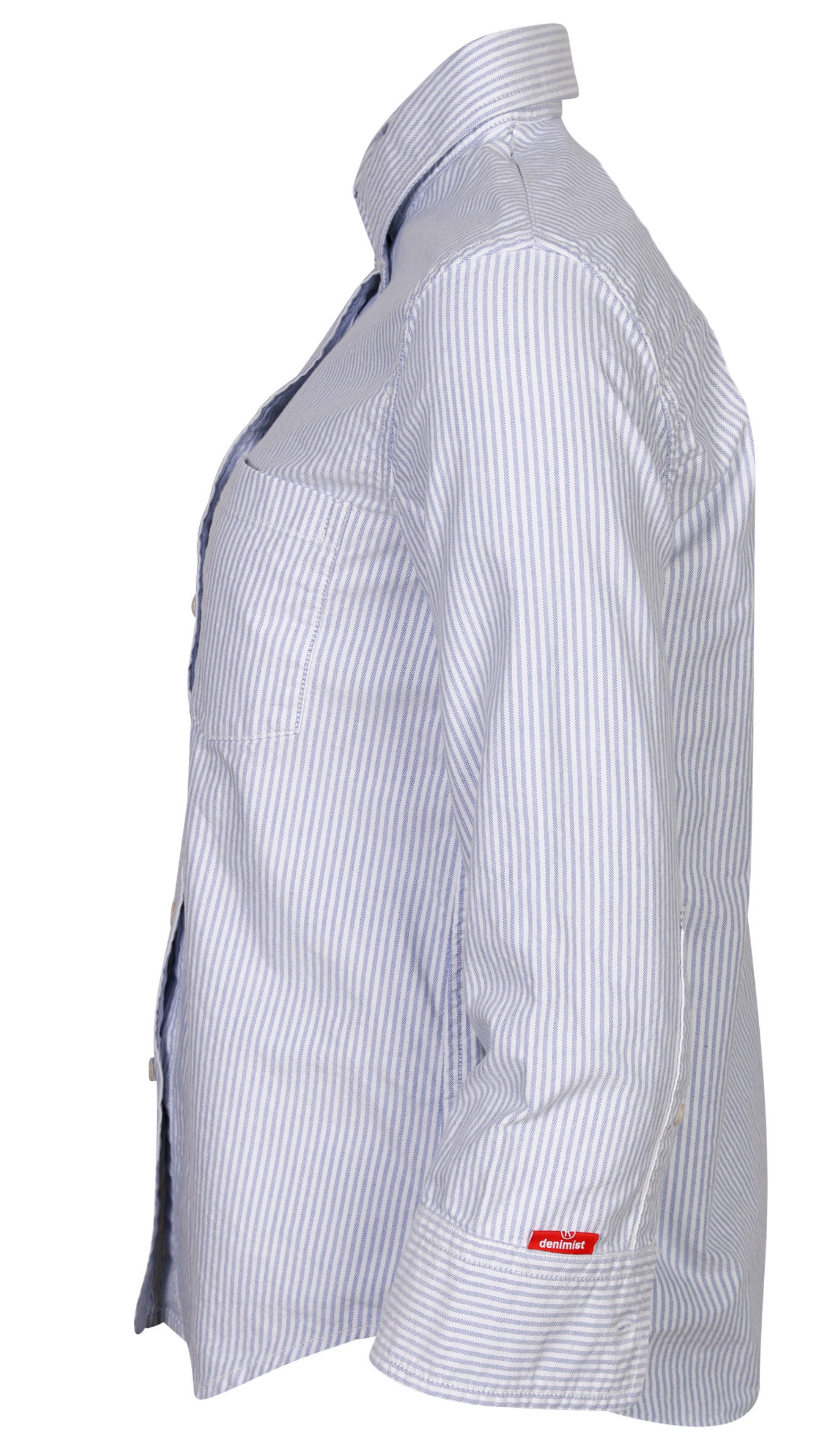 Denimist Shirt Adrienne White/Blue Striped