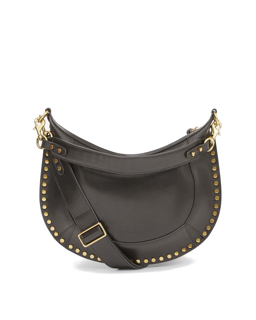 Isabel Marant Naoko Shoulder Bag in Black With Studs