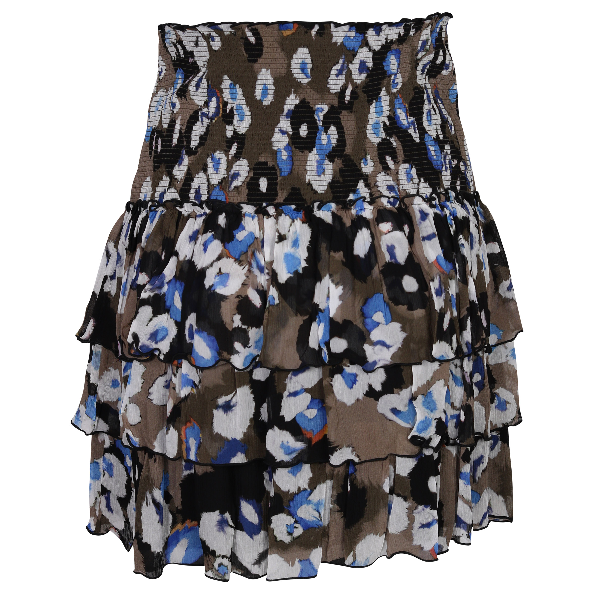 Lala Berlin Skirt Sylvana Liquid Leo Blue
