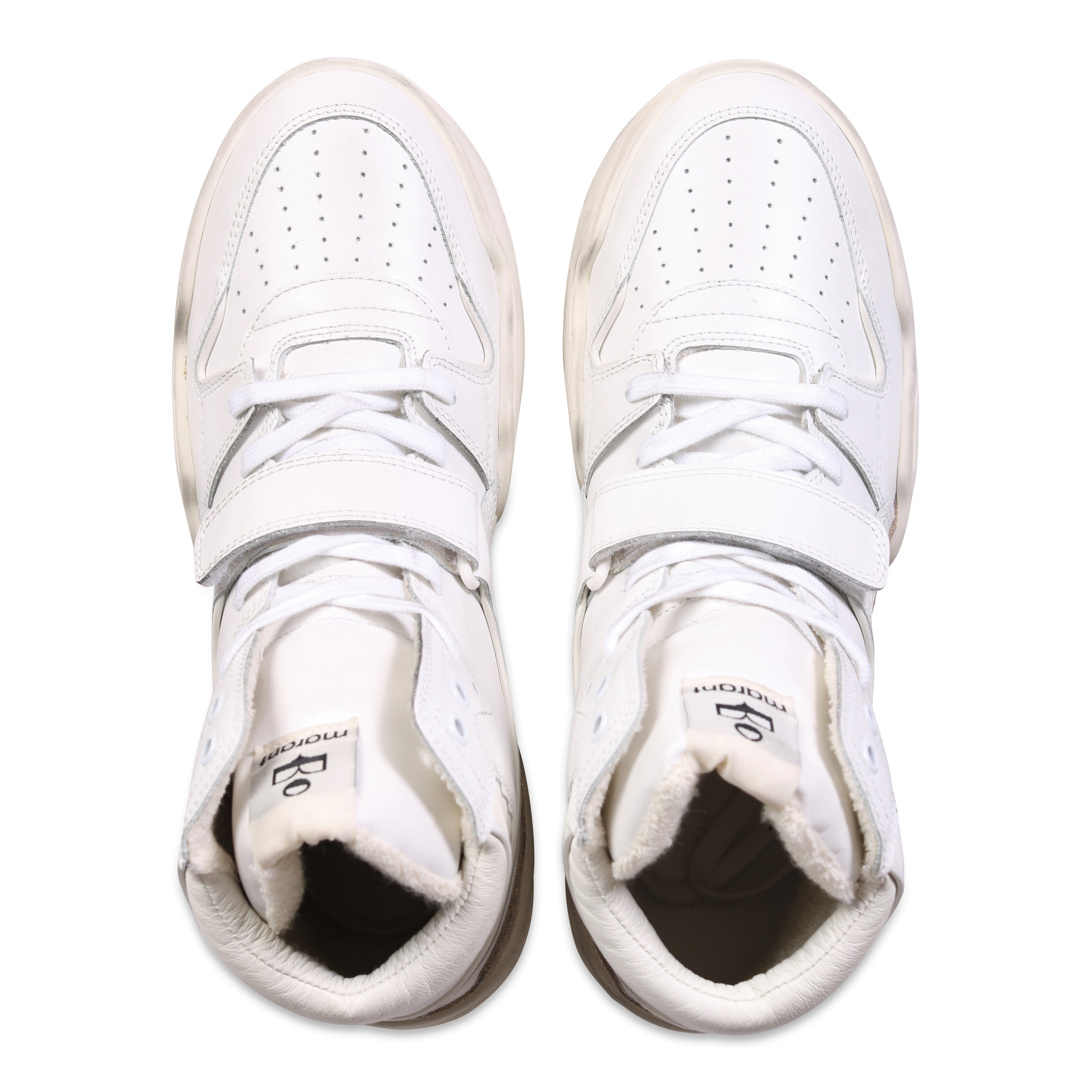 Isabel Marant Alseeh High Top Sneaker in White 42