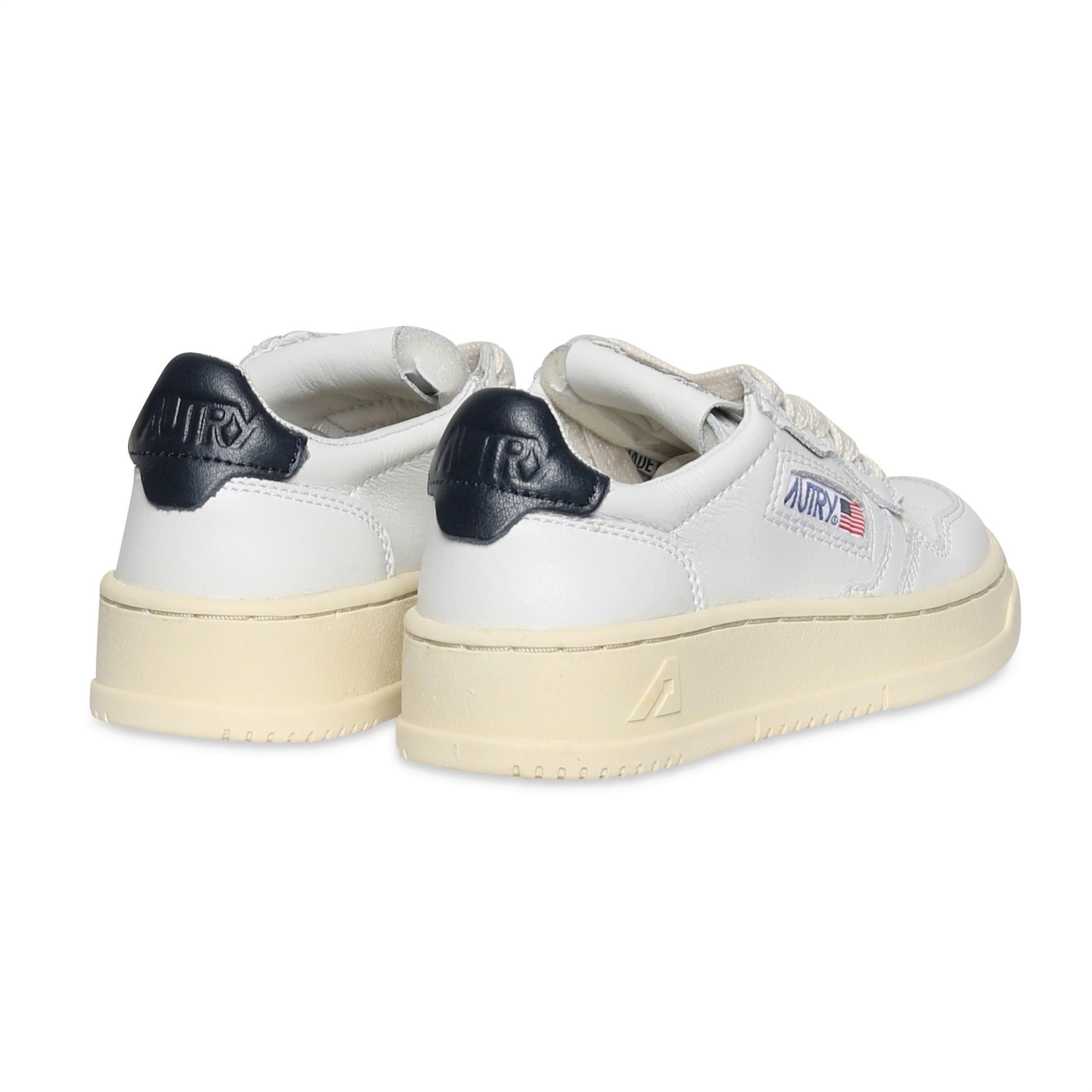 -Kids- Autry Action Shoes Low Sneaker in White/Blue 27