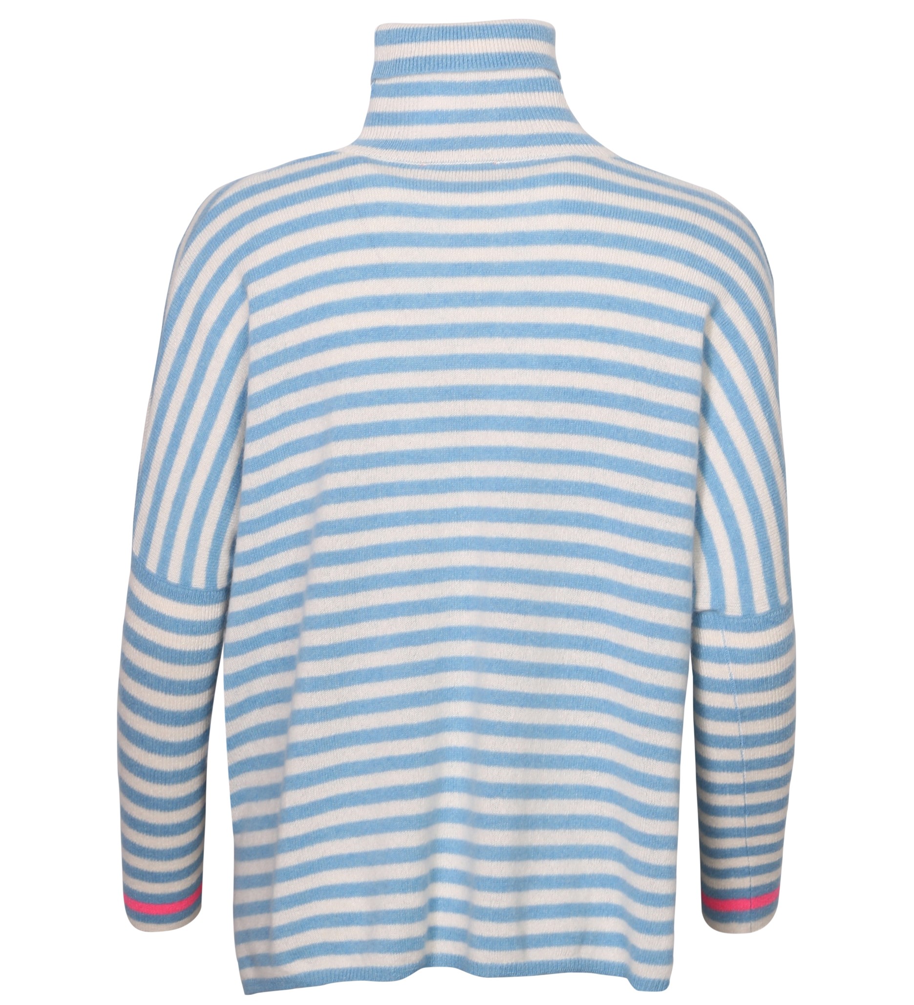 ABSOLUT CASHMERE Poncho Sweater Joanna in Light Pink/Orange