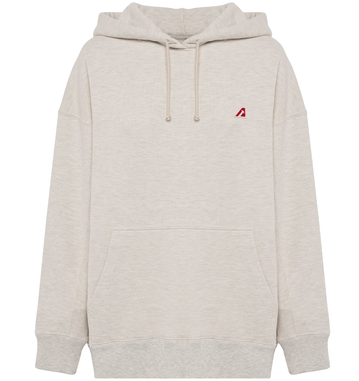 AUTRY ACTION PEOPLE Ease Sweat Hoodie in Ecru Melange AUTRY ACTION PEOPLE Ease Sweat Hoodie in Ecru Melange