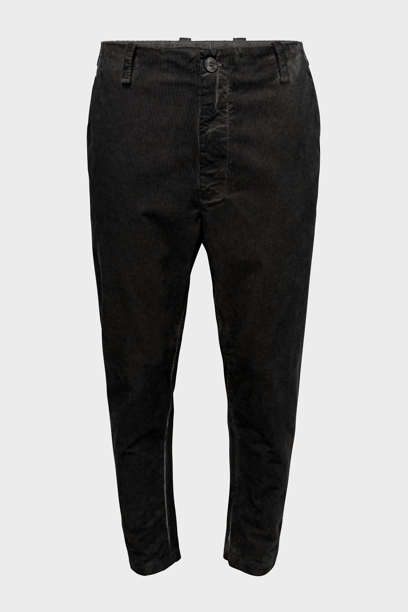 TRANSIT UOMO Corduroy Pant in Black Washed