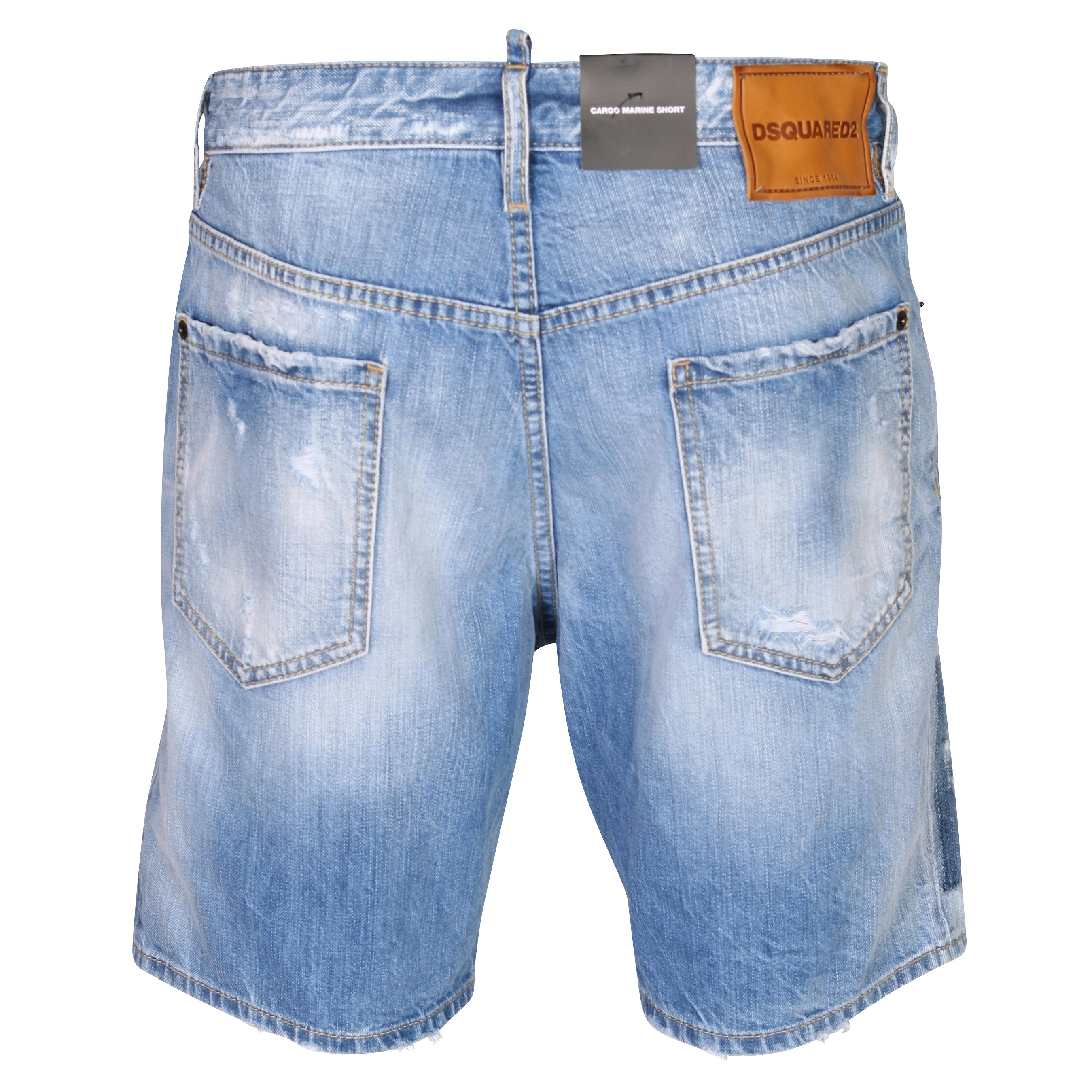 Dsquared Marine Jeans Shorts in Light Blue 46