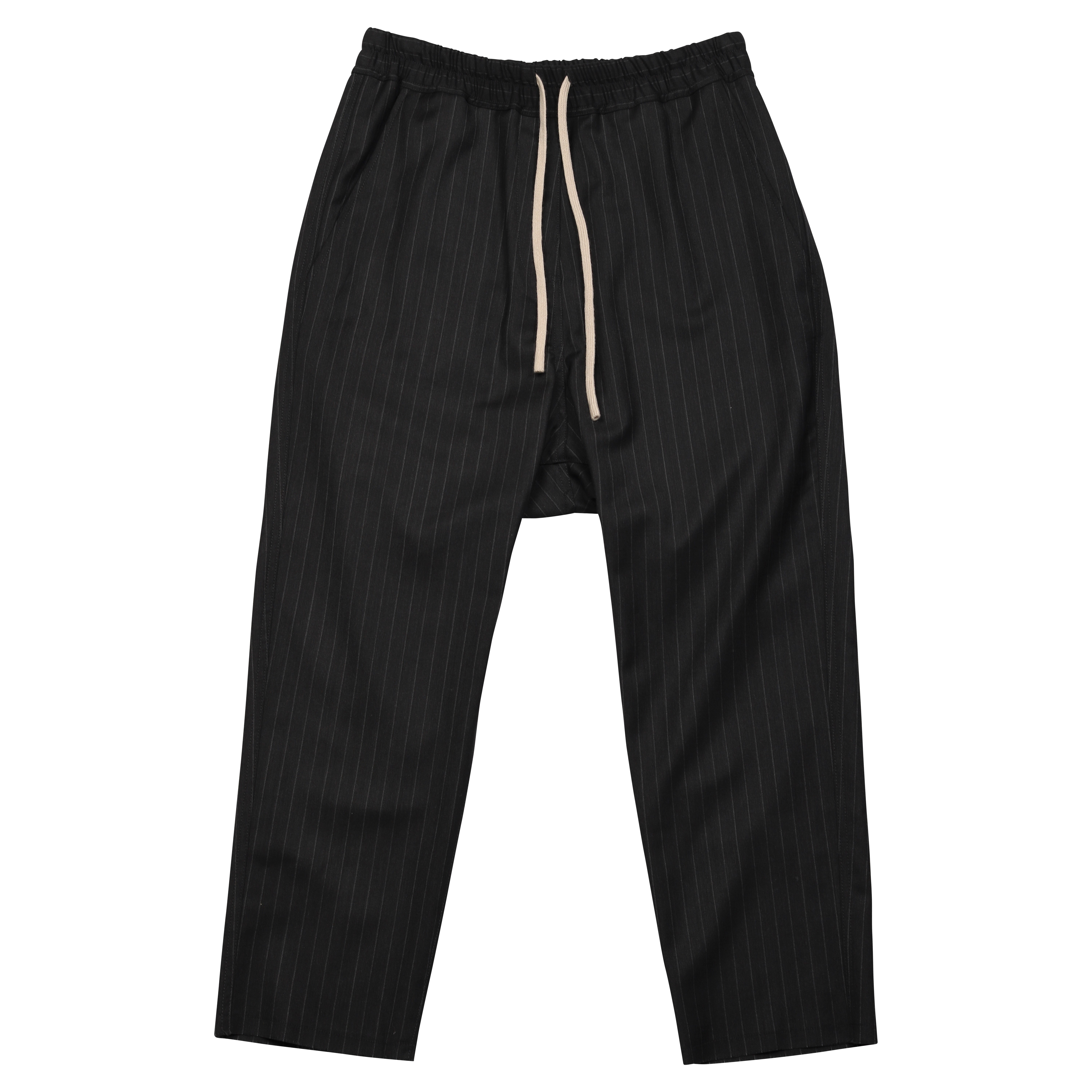 Nili Lotan Wool Stretch Pant Aida Charcoal Striped
