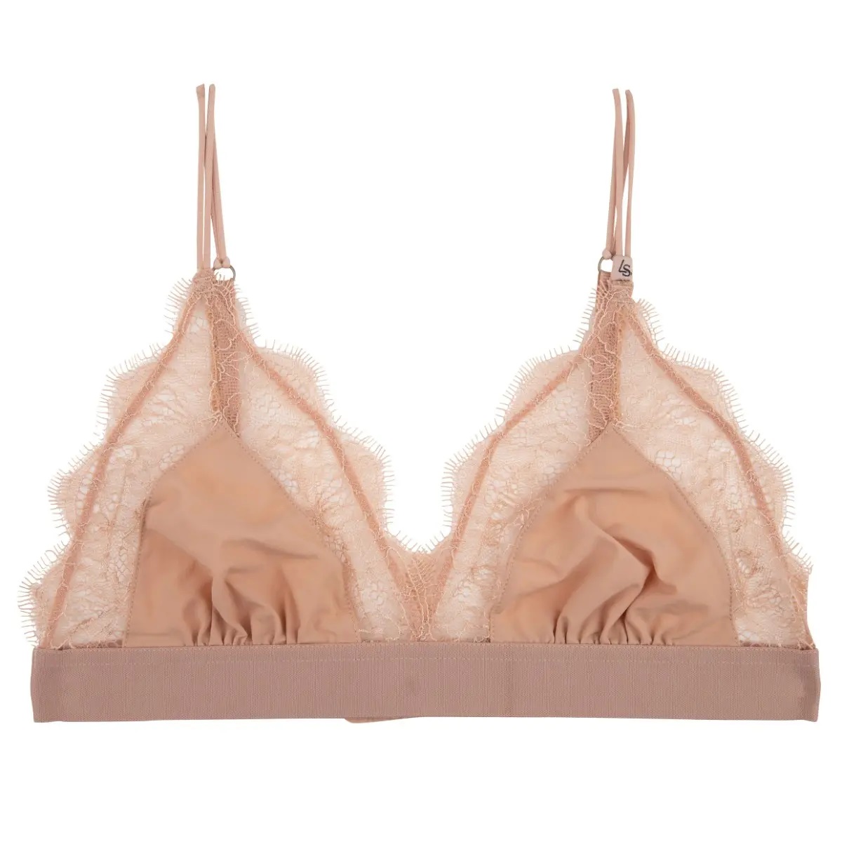 Love Stories Bra Bralette Love Lace Light Brown 70C/D