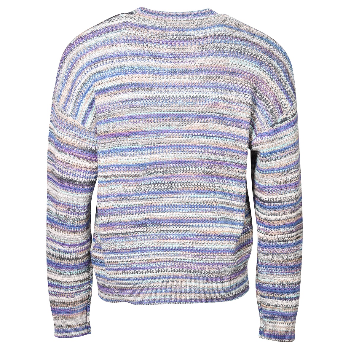 DSQUARED2 Striped Cotton Knit Pullover in Multicolor