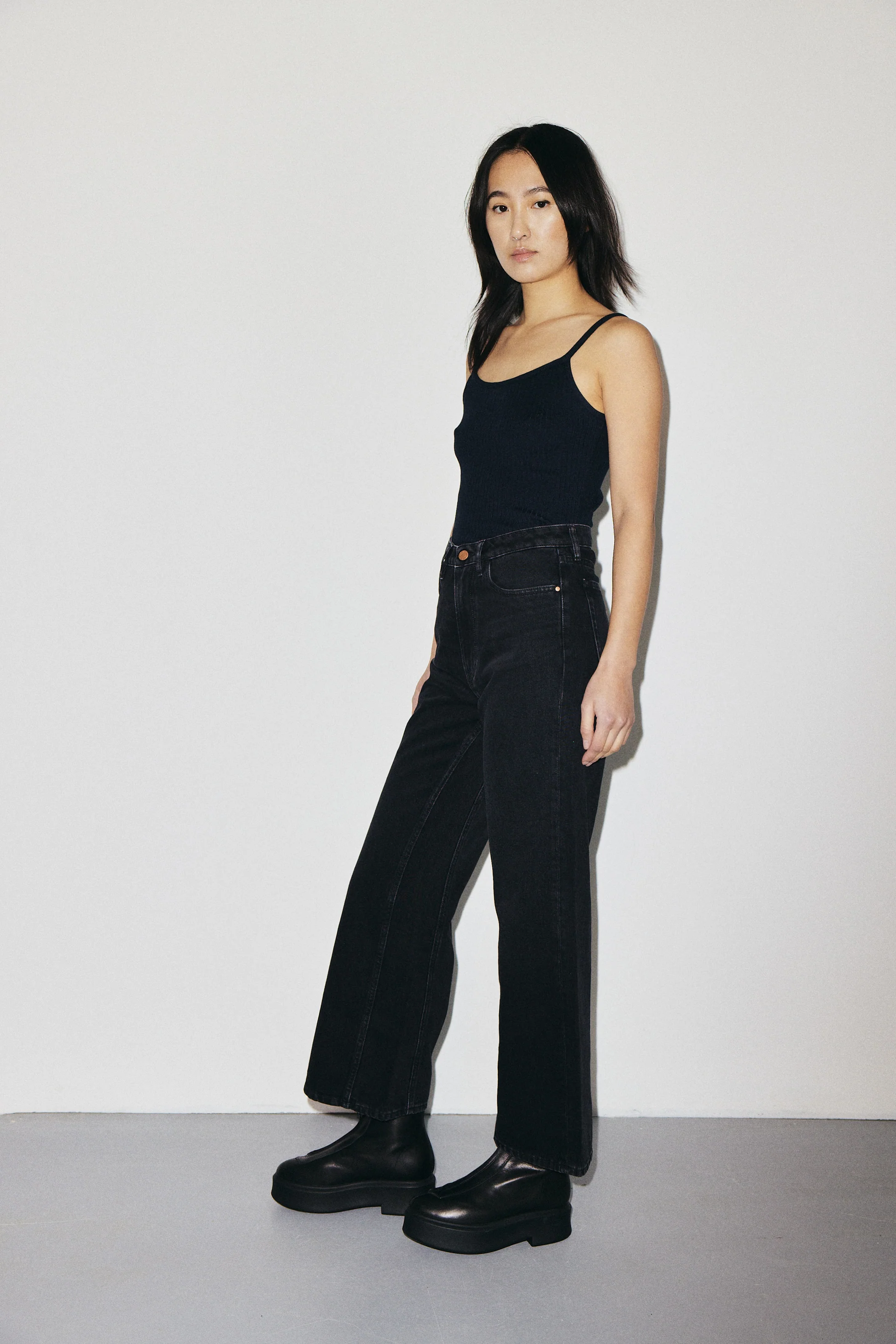 3X1 NYC Jeans Aime AII Jeans in Vintage Black