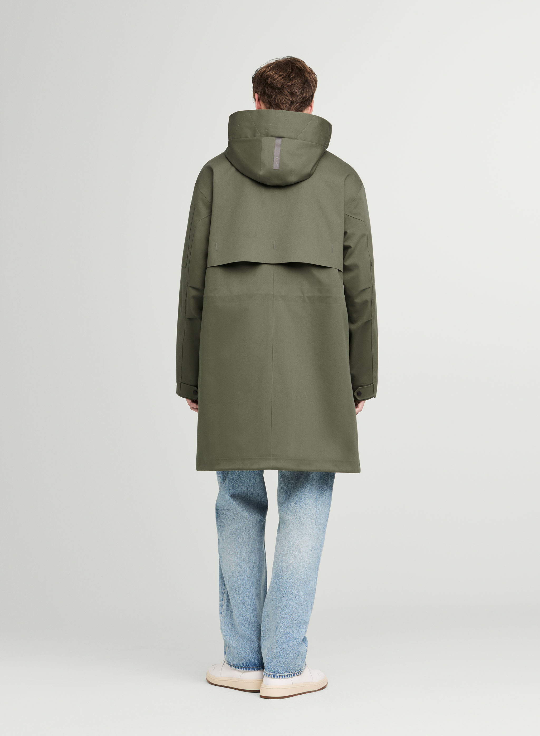 G-Lab Soho Coat in Olive Grey