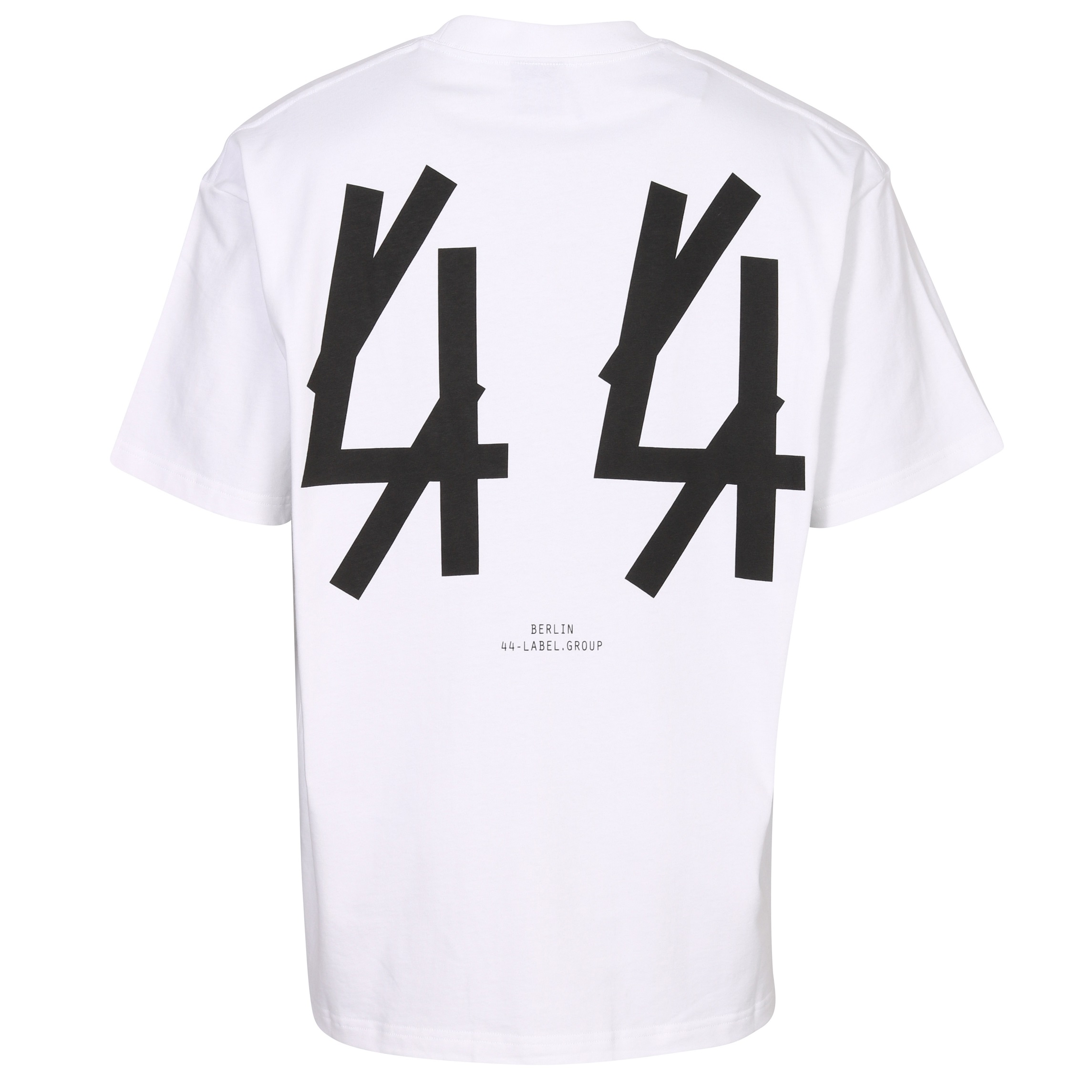 44 LABEL GROUP Original T-Shirt in White/Black Backprint