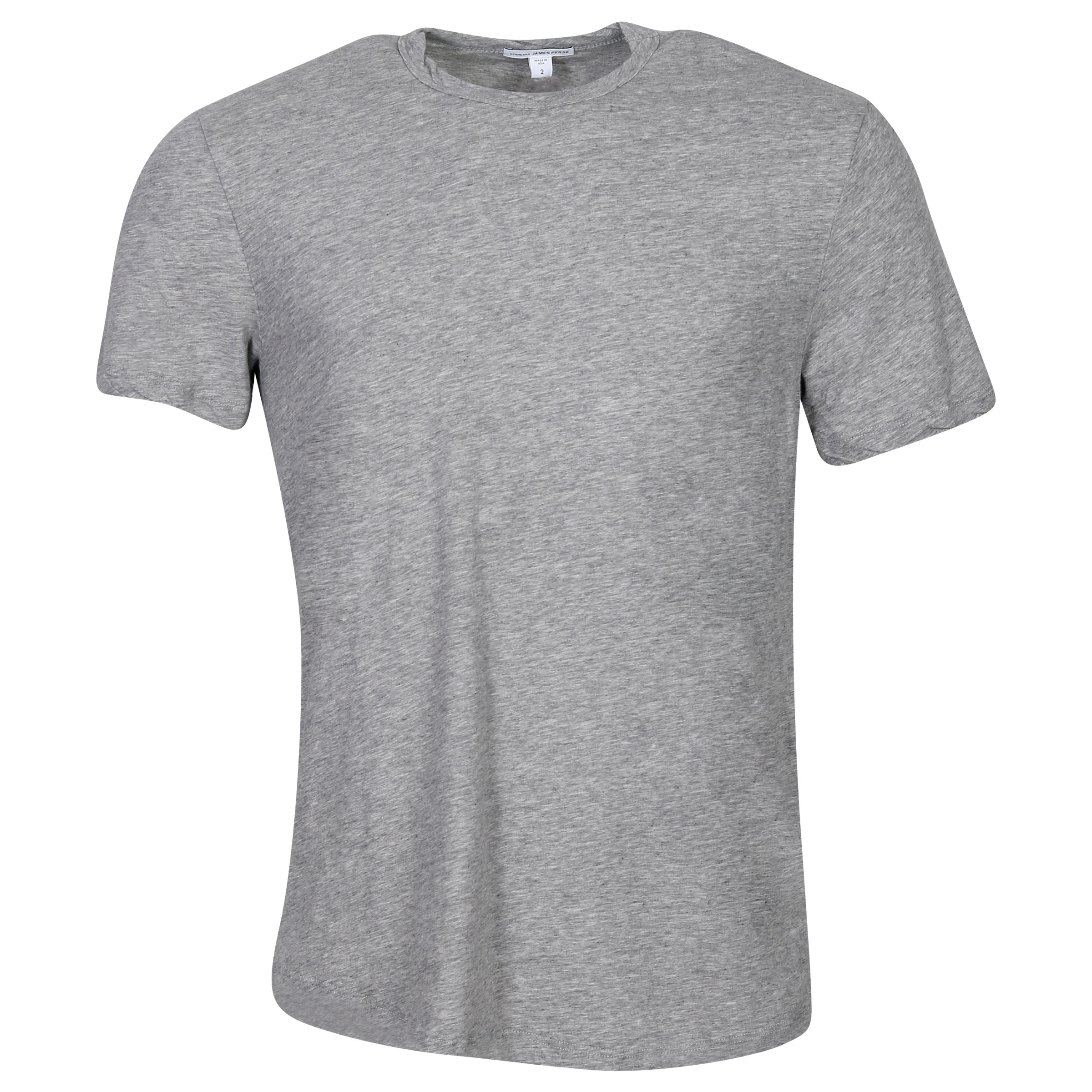 James Perse Clear Jersey Crew Neck Heathergrey