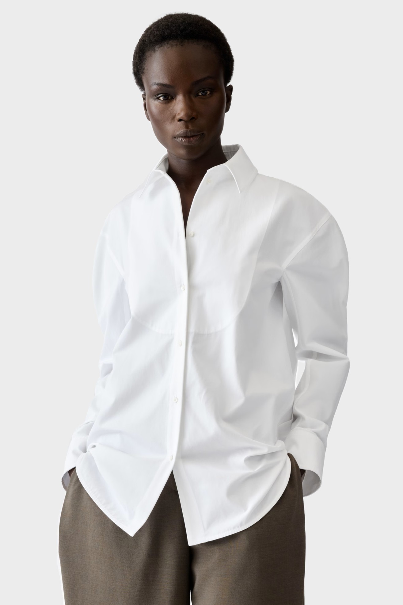 JACQUEMUS "Le Palmier" Citta Shirt in White