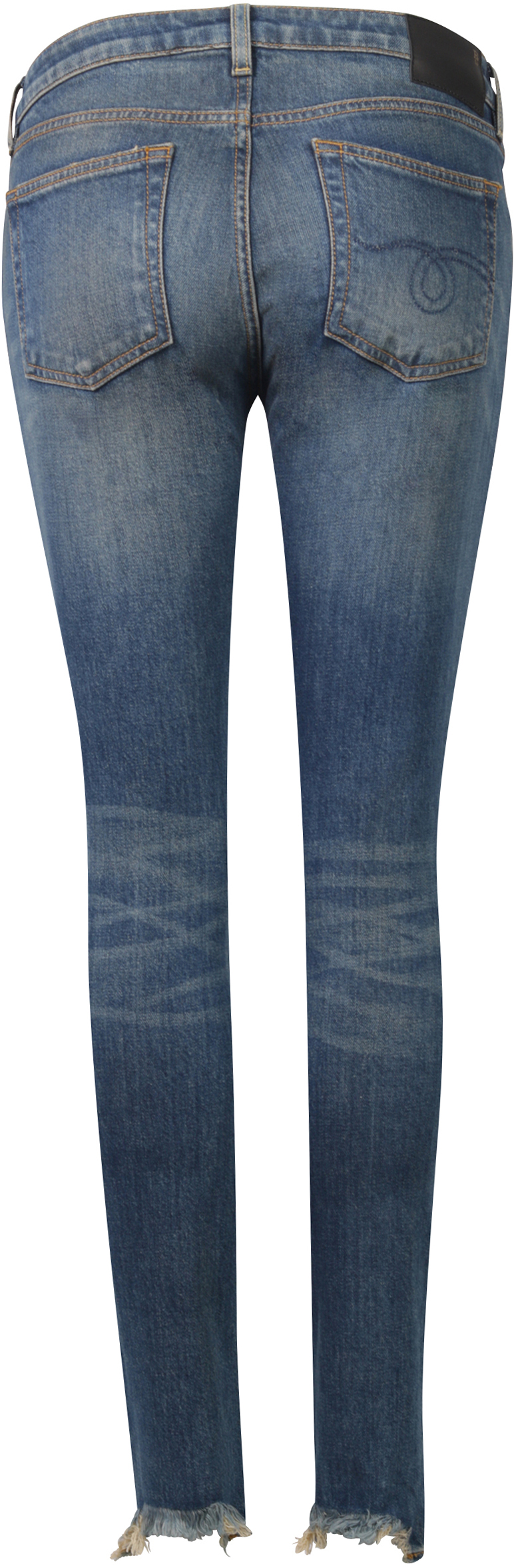 R13 Alison Skinny Jeans Emerson blau