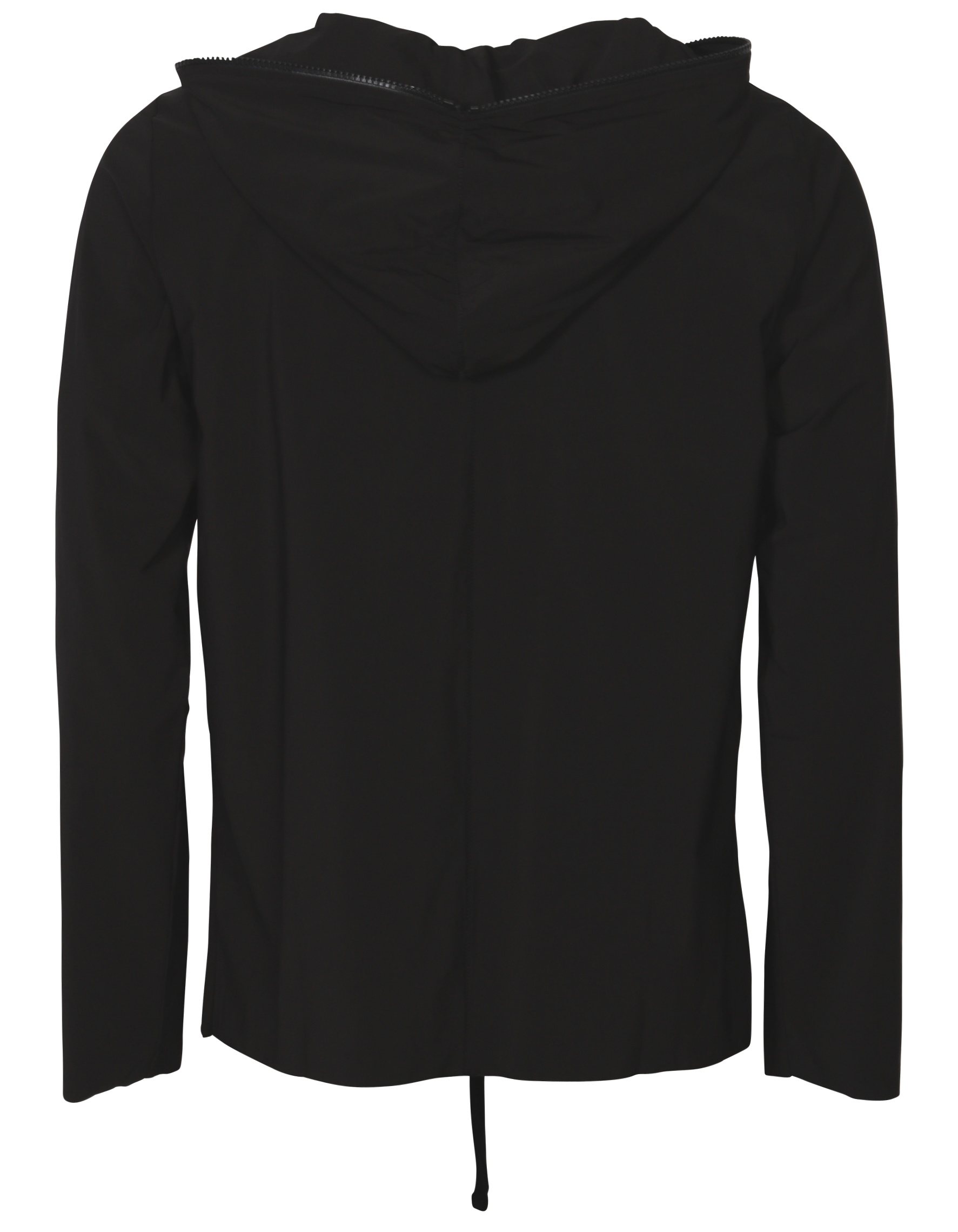 Thom Krom Hooded Nylon Stretch Jacket Black