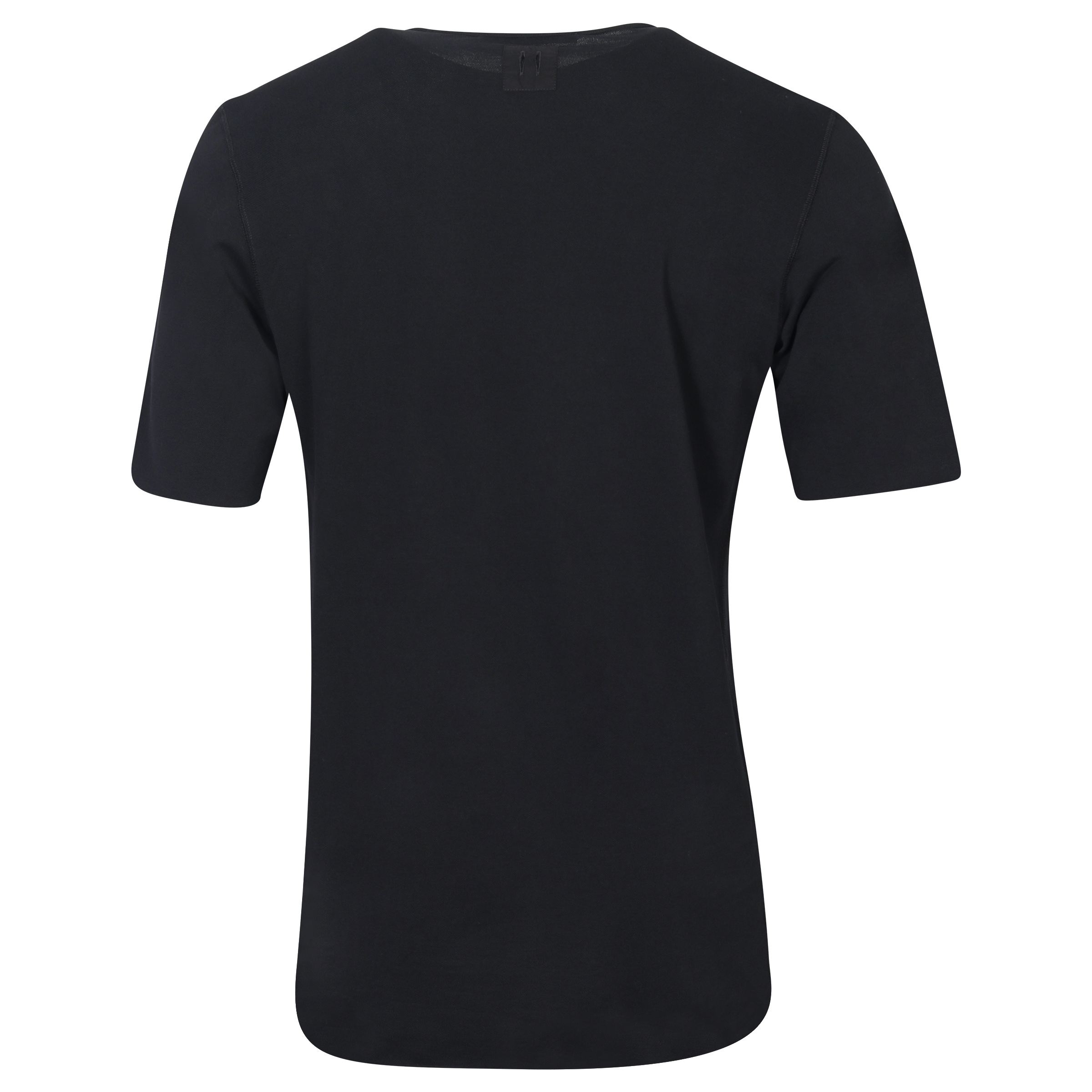 Hannes Roether T-Shirt Fine Pique Black