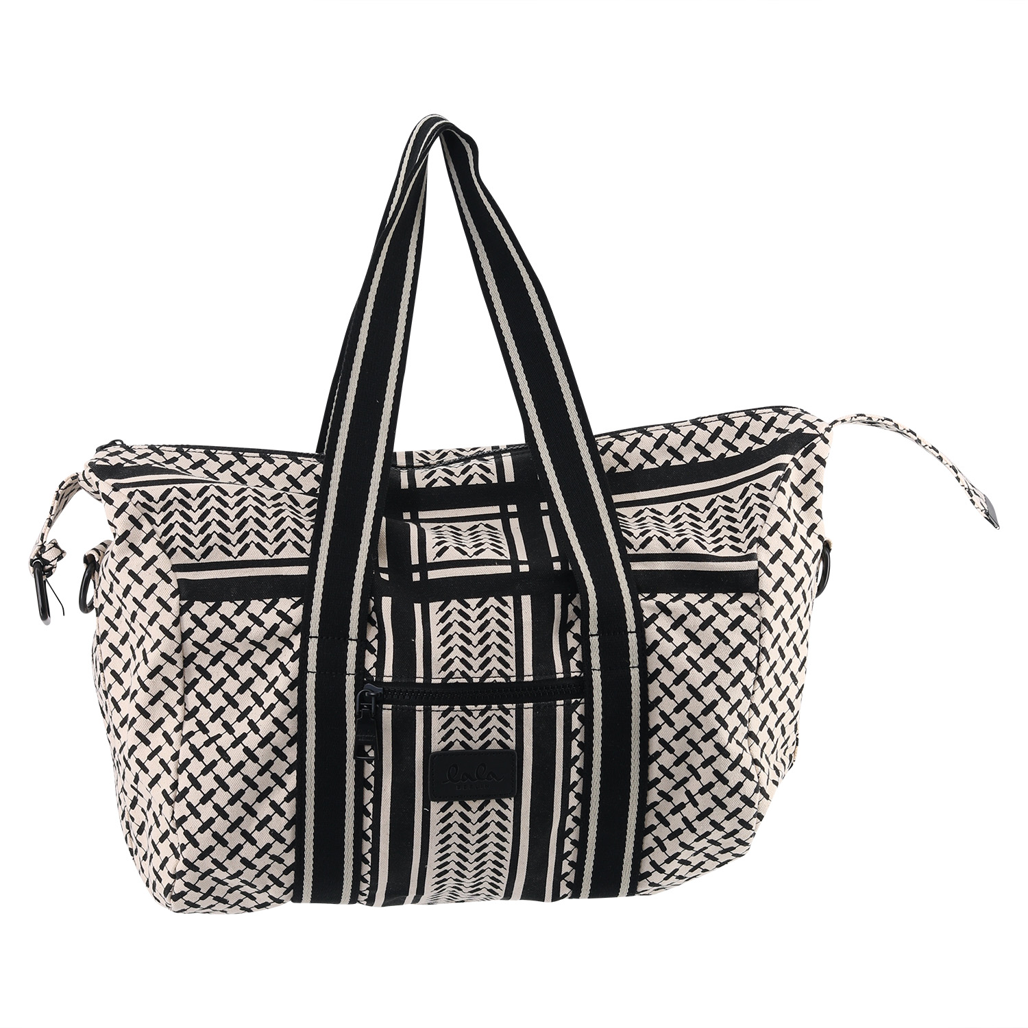 Lala Berlin Small Bag Muriel Kufiya Offwhite Black